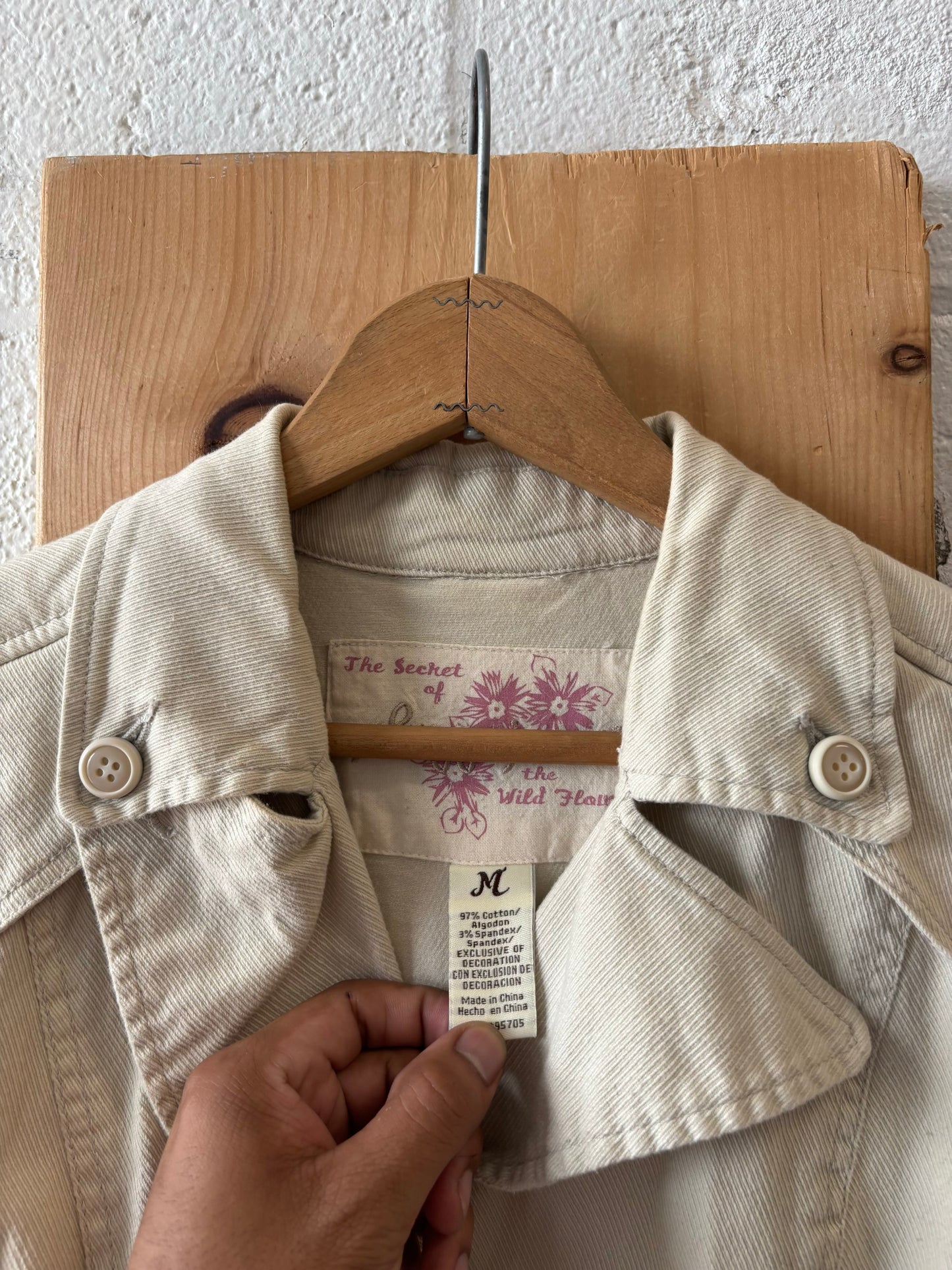 Beige Belted Trench : M