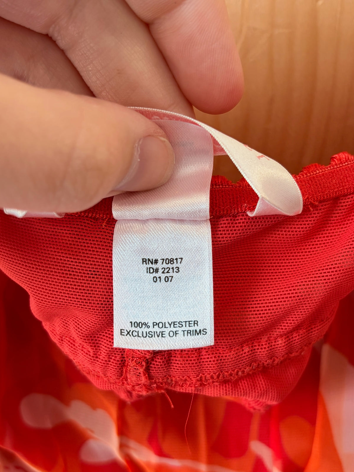 ‘07 Victoria’s Secret Orange Babydoll Top : L