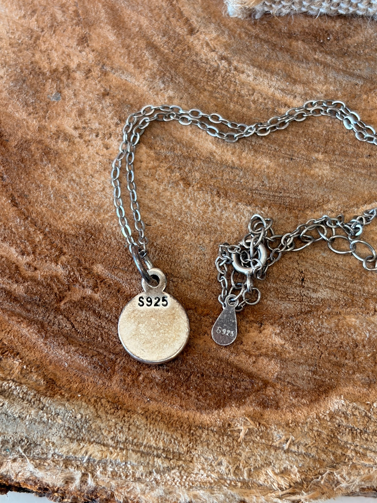 925 Silver Compass Necklace