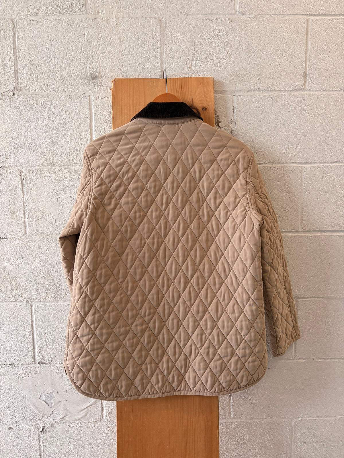 Diamond Quilted Patterned Jacket : M