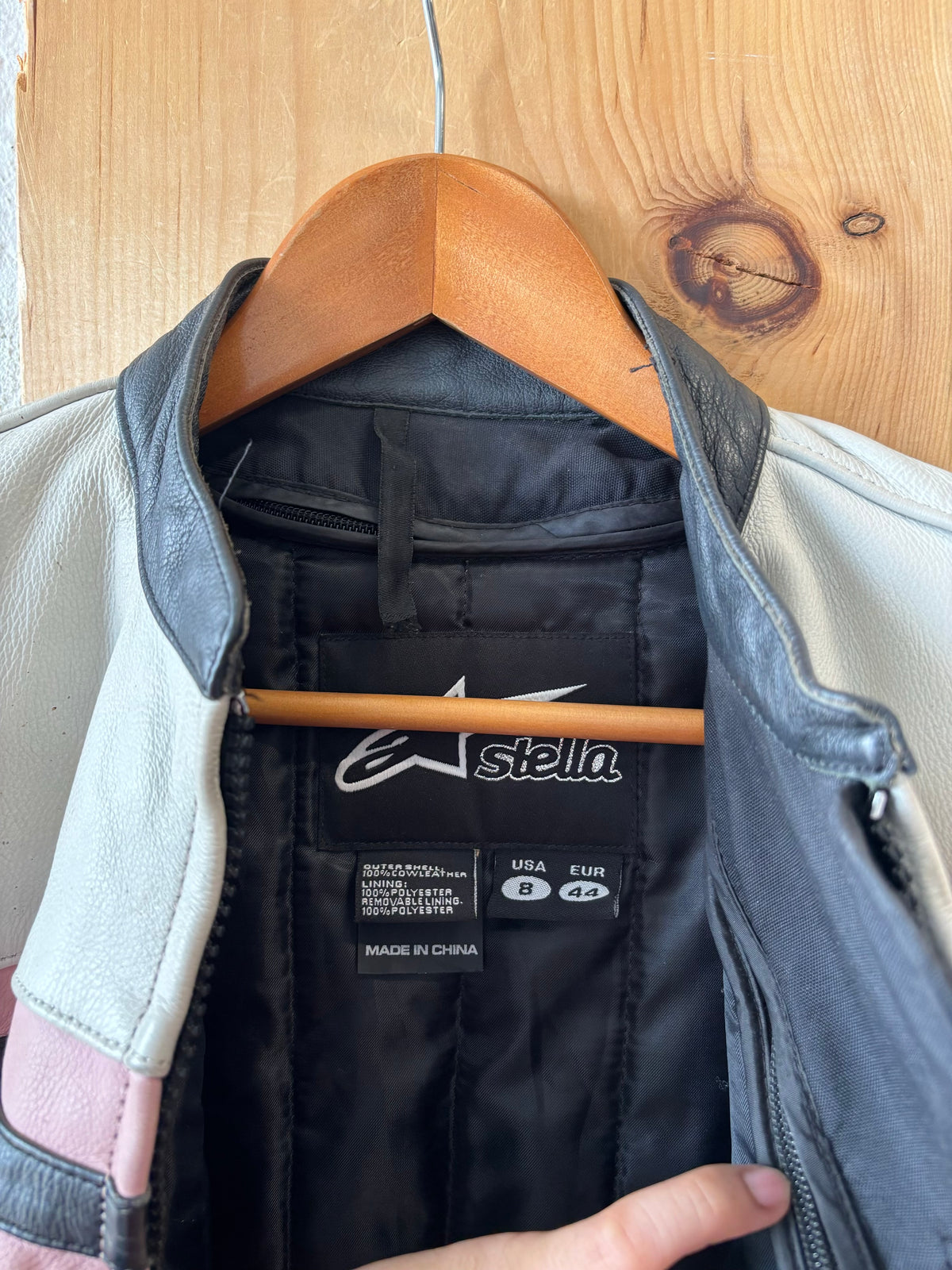 Alpinestars Pink & White Motorcycle Jacket : Size 8 (Local Pickup Only)