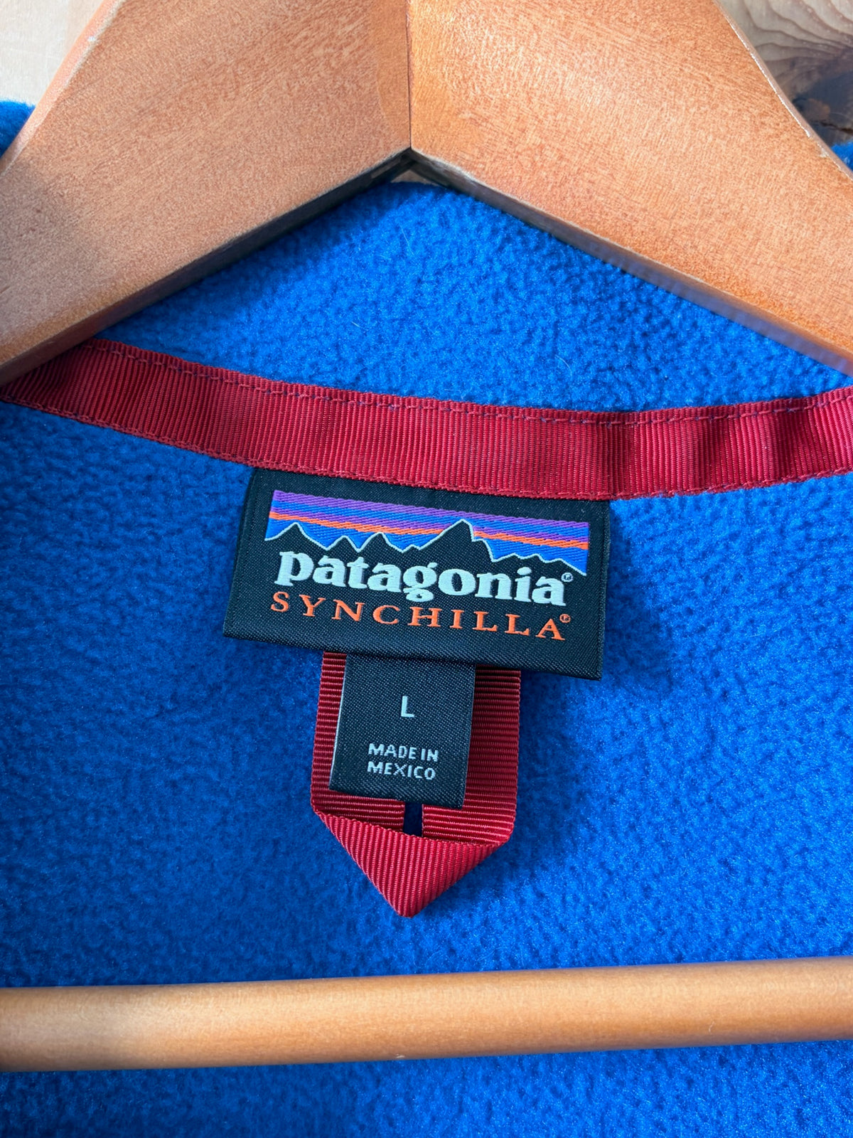 Patagonia Synchilla Blue Vest : L