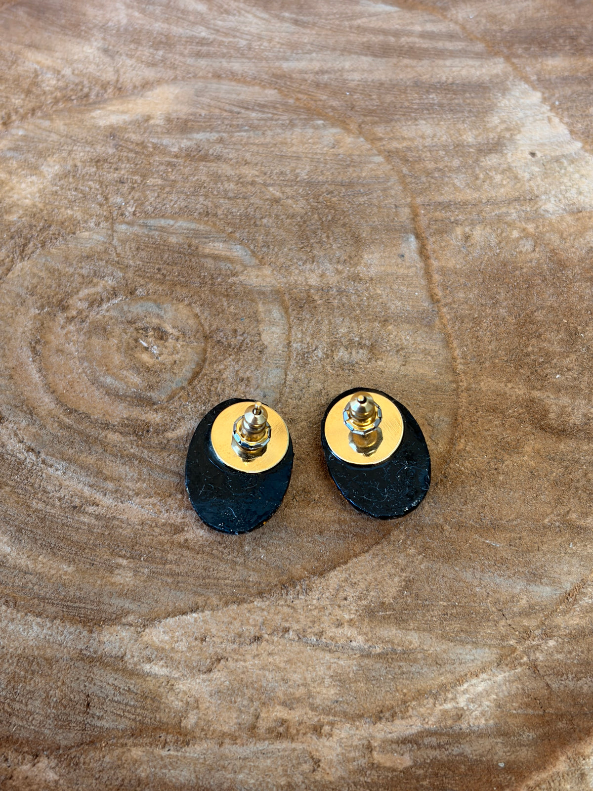 Metallic Golden Turquoise Rainbowflake Earrings