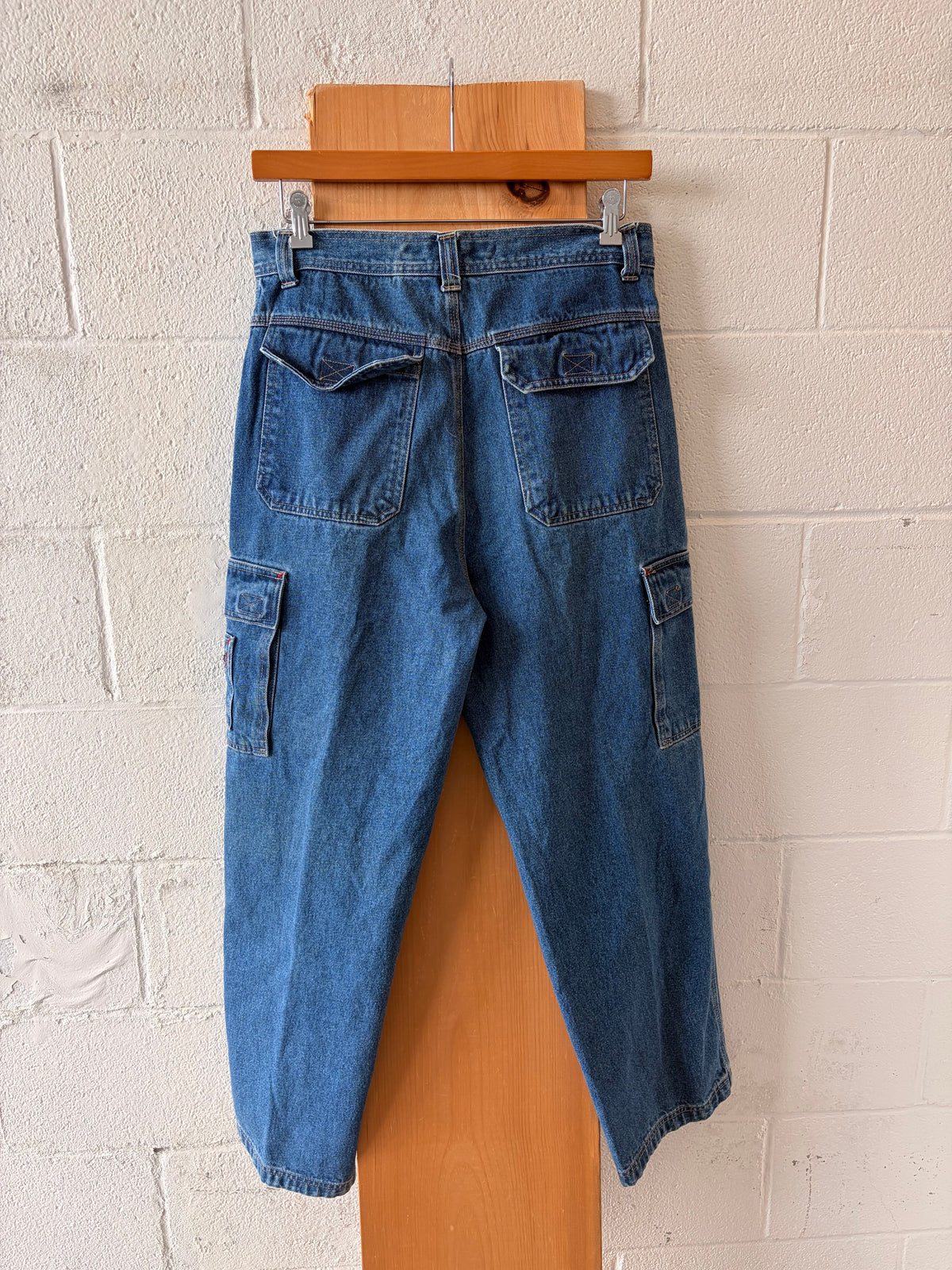 Vtg Faded Glory Cargo Jeans : 34x30