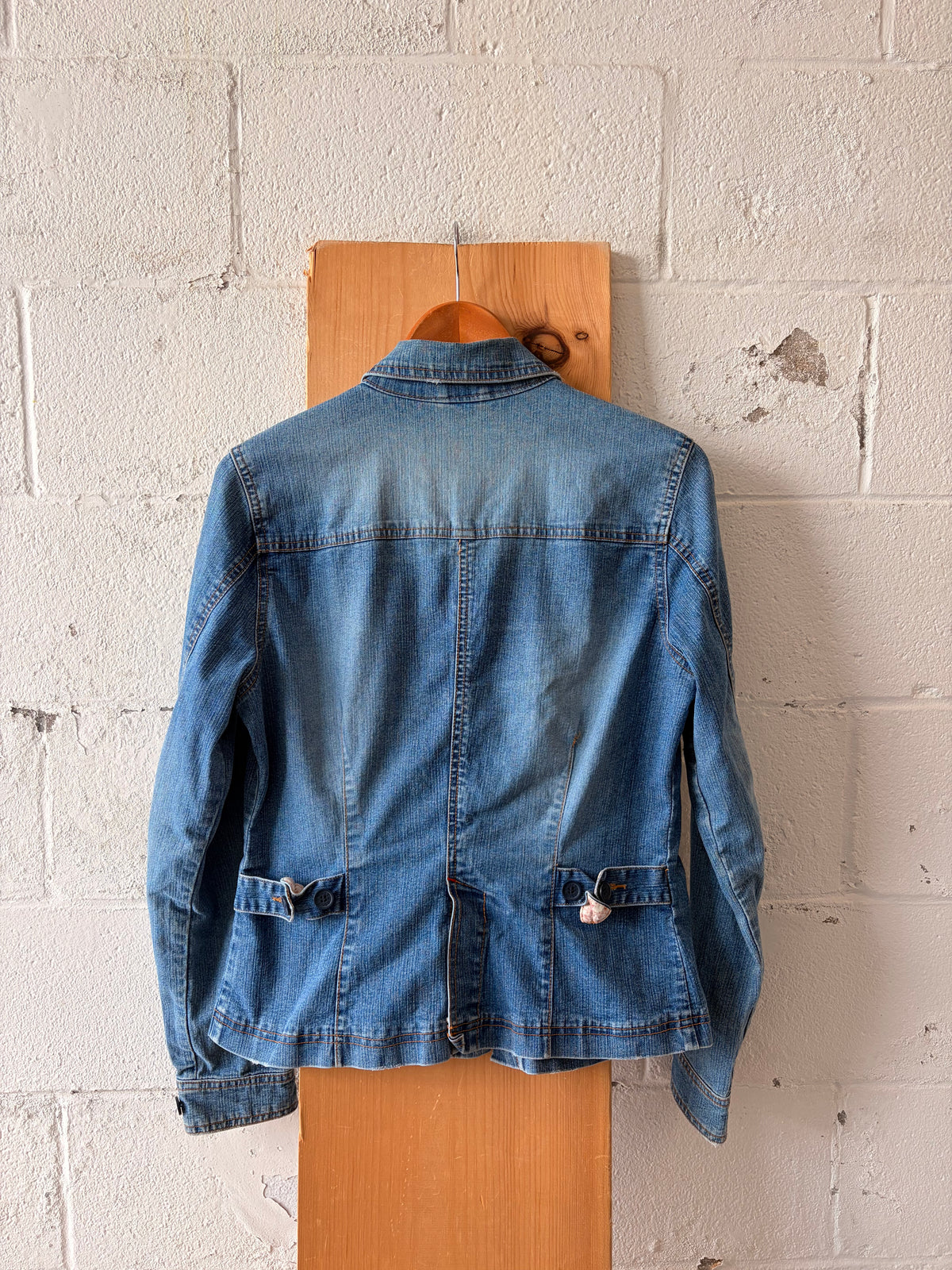 Y2K PLUGG Denim Jacket : L