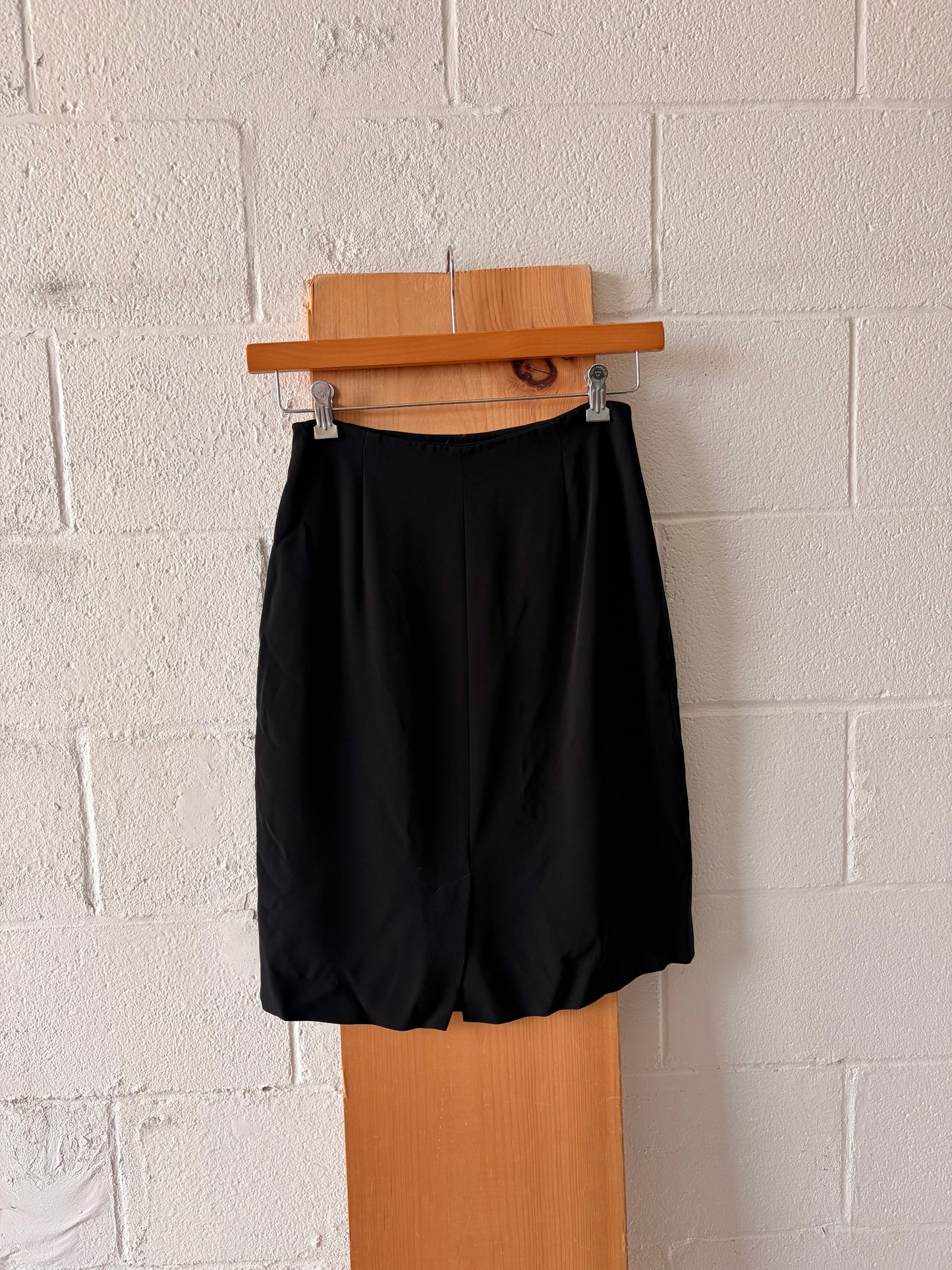 Vtg Black Skirt : 8