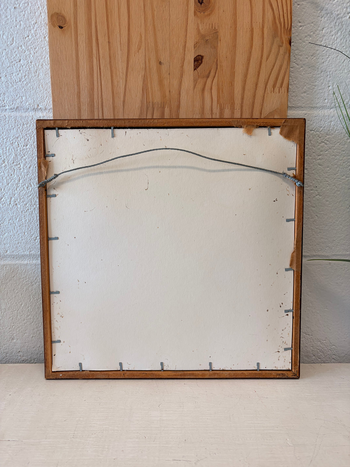 Framed Yellow Flower Needlepoint Artwork (Local Pick Up Only)