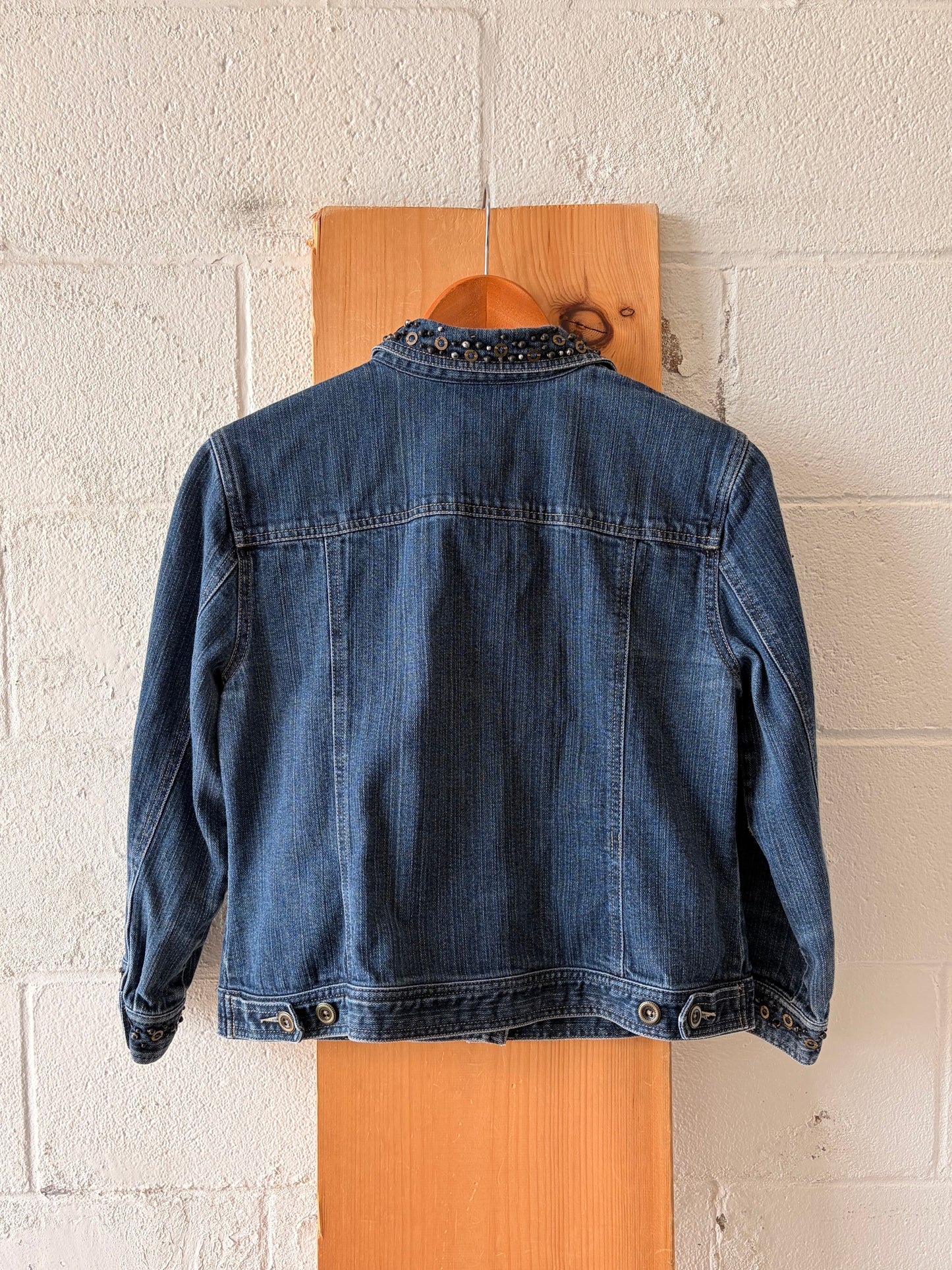Studded Denim Jacket : 8