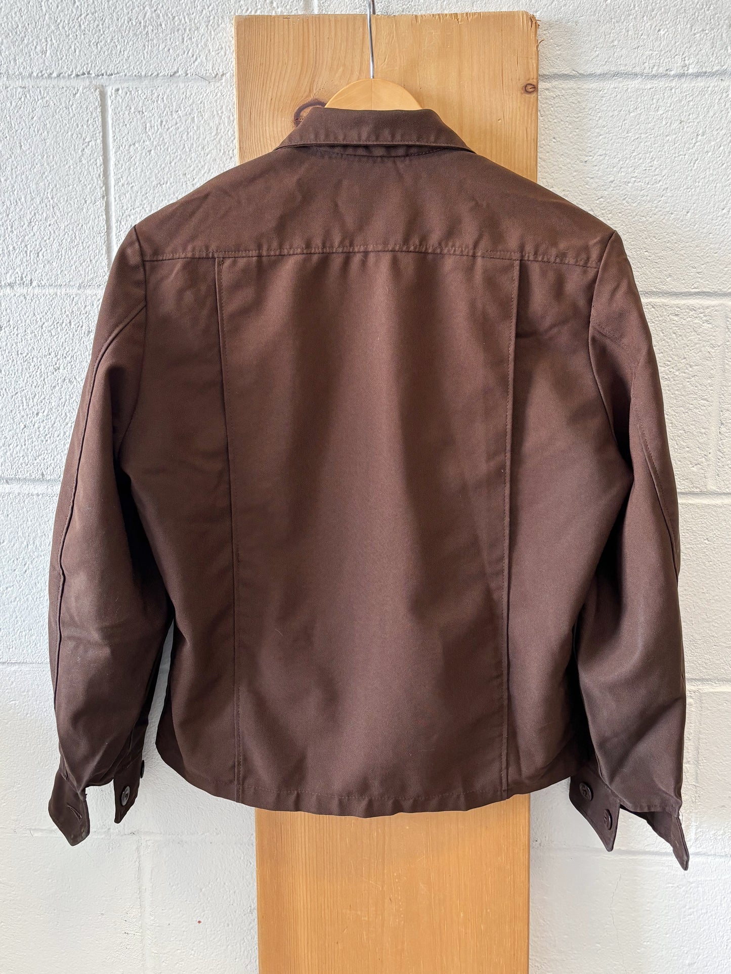 Vtg Brown Wrangler Work Jacket : 38R