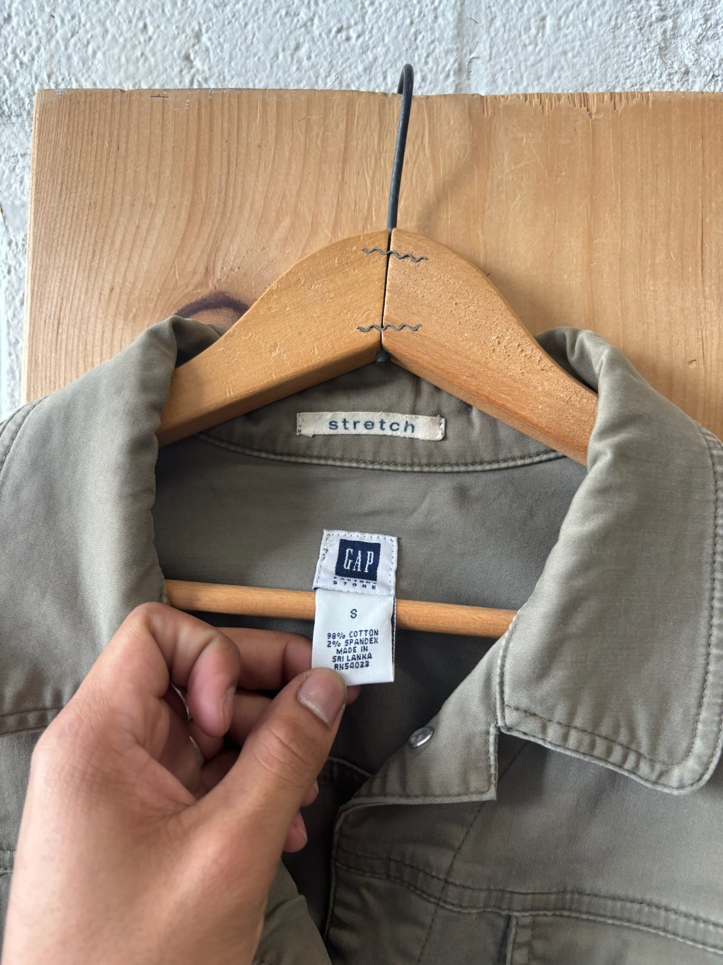 Vtg Gap Khaki Jacket : S