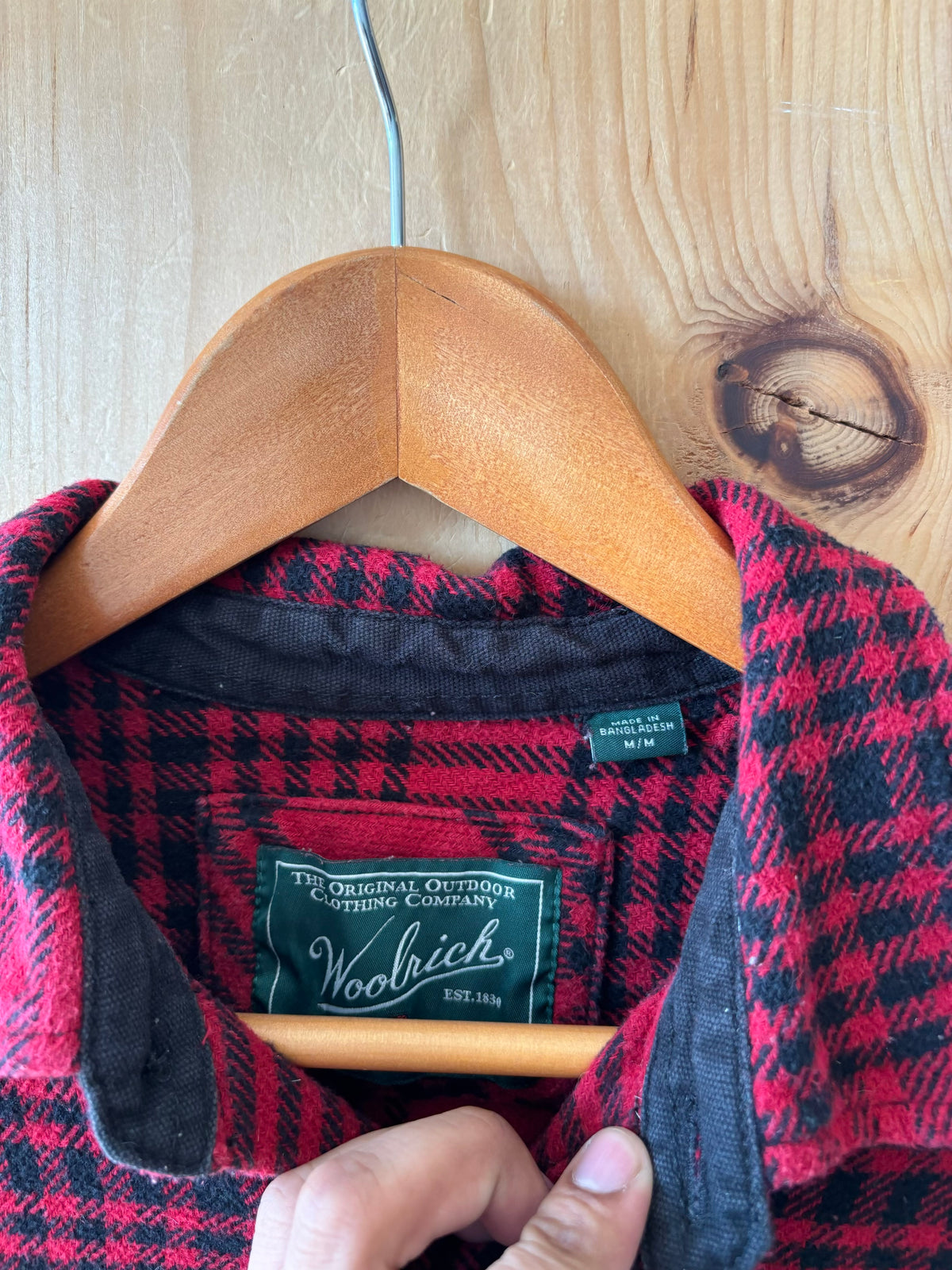 Red Woolrich Flannel : M