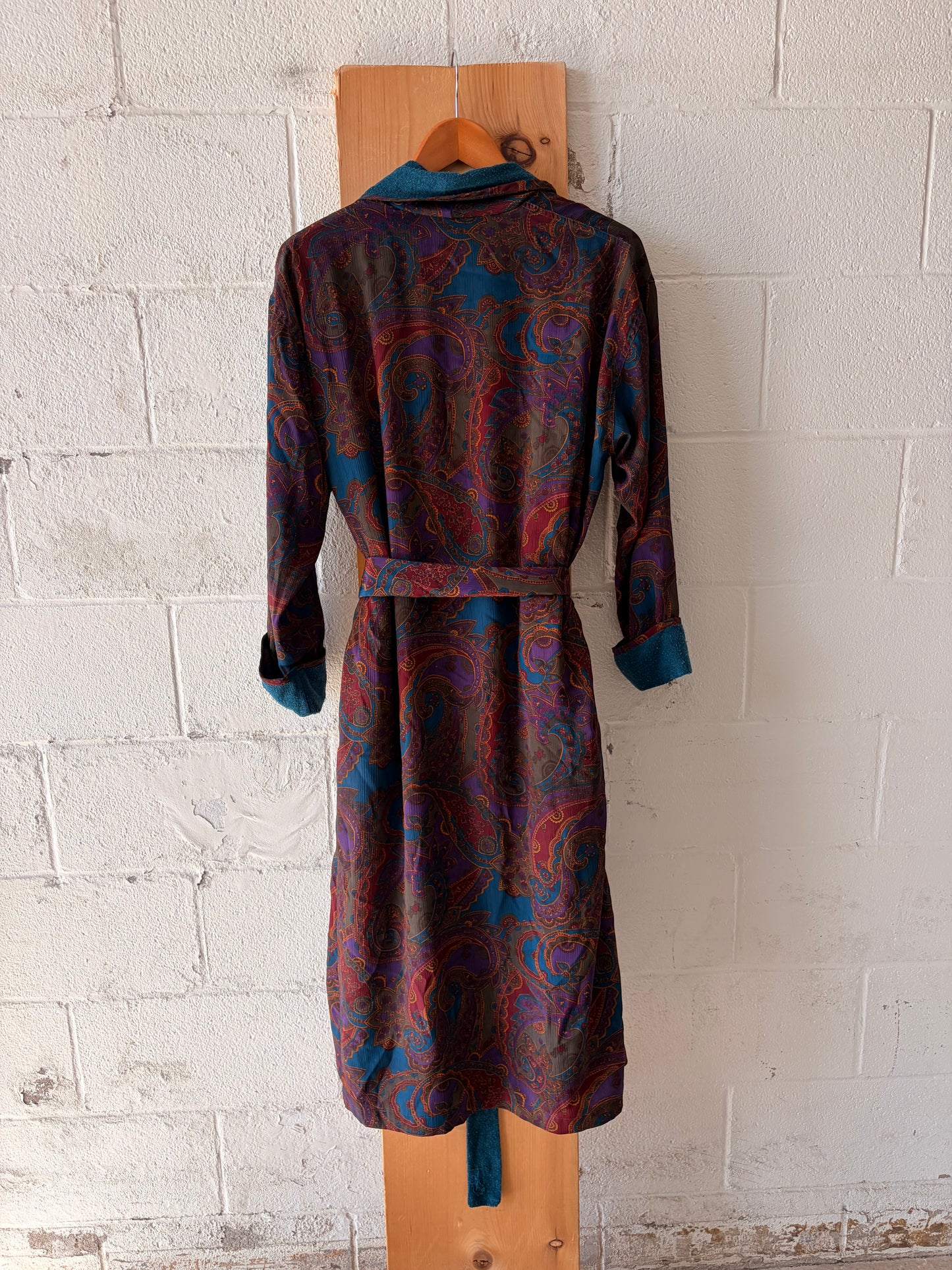 Vtg Victoria’s Secret Paisley Robe : XS/S (As Is)