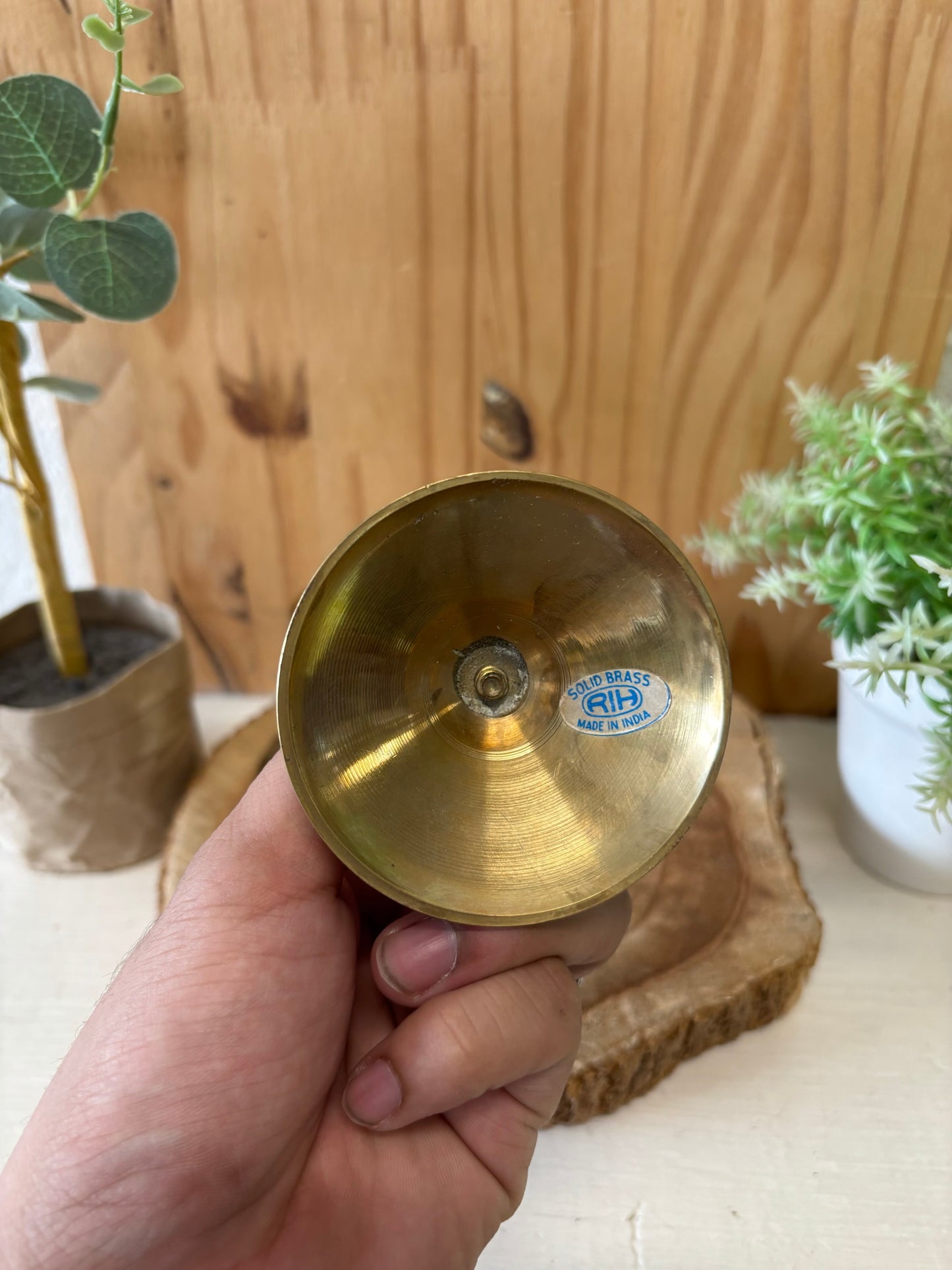 Pair of Brass Candleholders (Local Pickup Only)