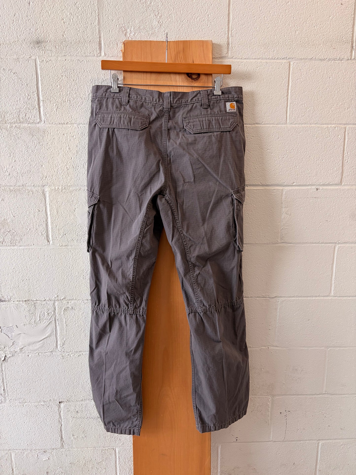Gray Carhartt Relaxed Fit Pants : 38x34