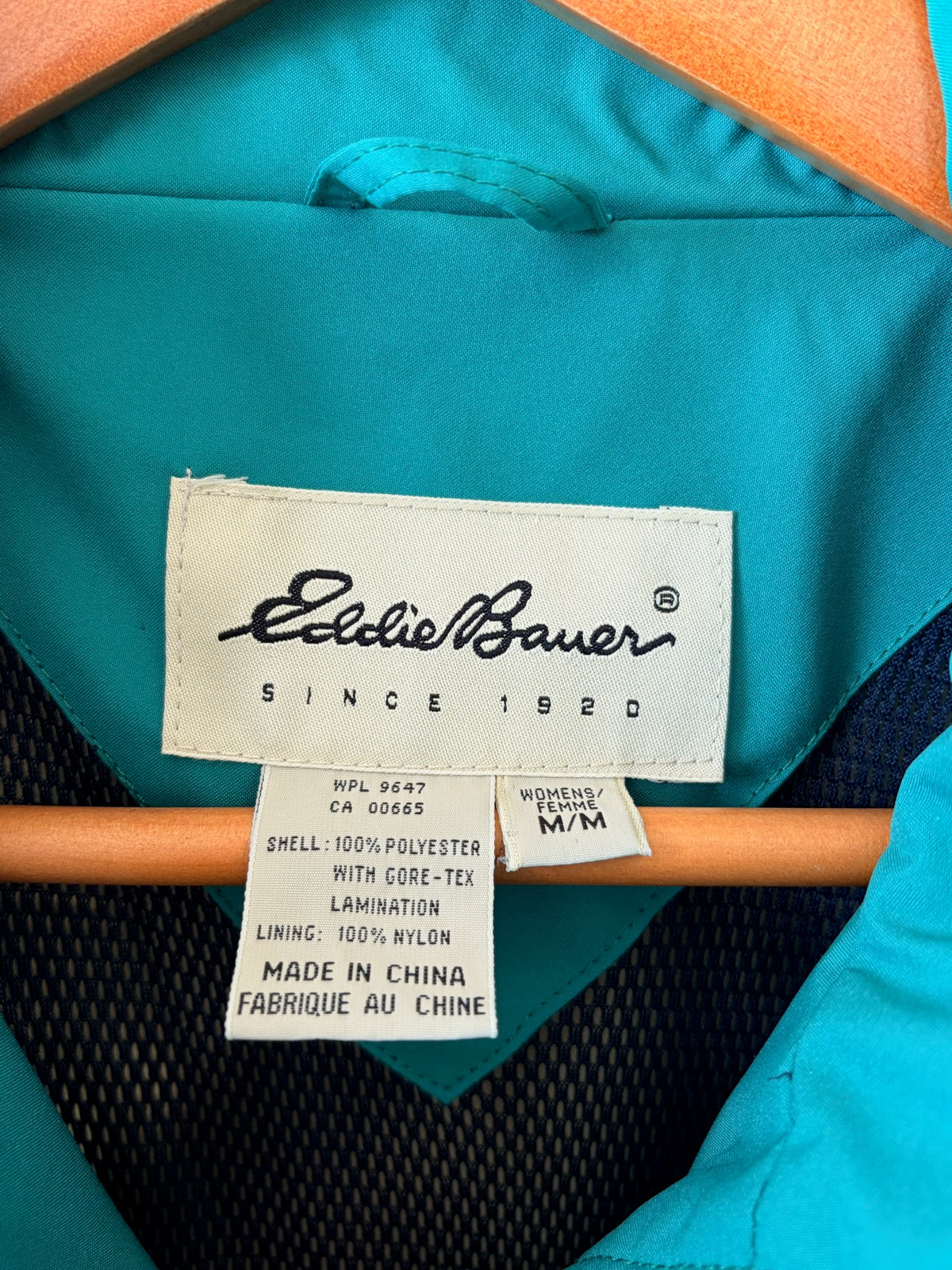 Vtg Eddie Bauer Blue and Teal Jacket : M