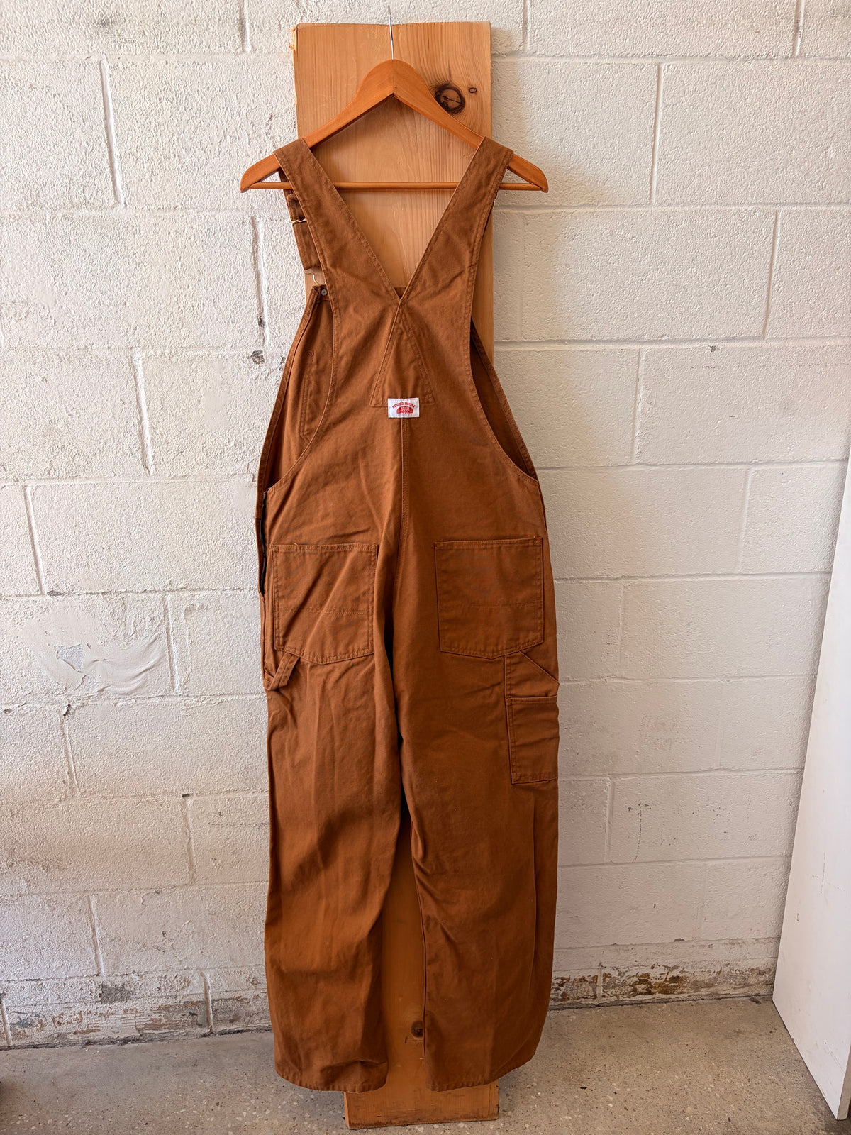Round House Khaki Double Knee Overalls : 36x30