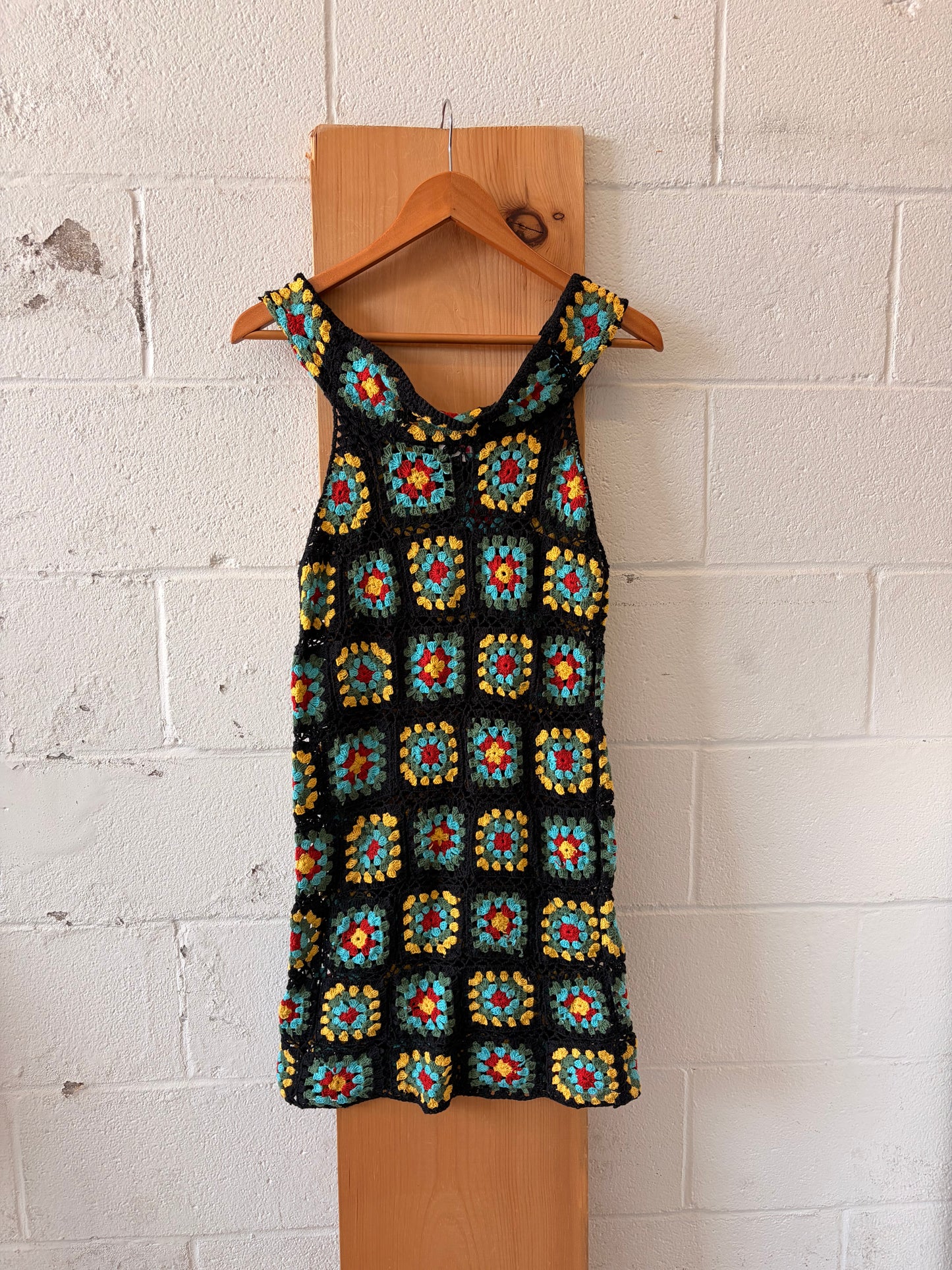 Bright Crochet Dress : S/M