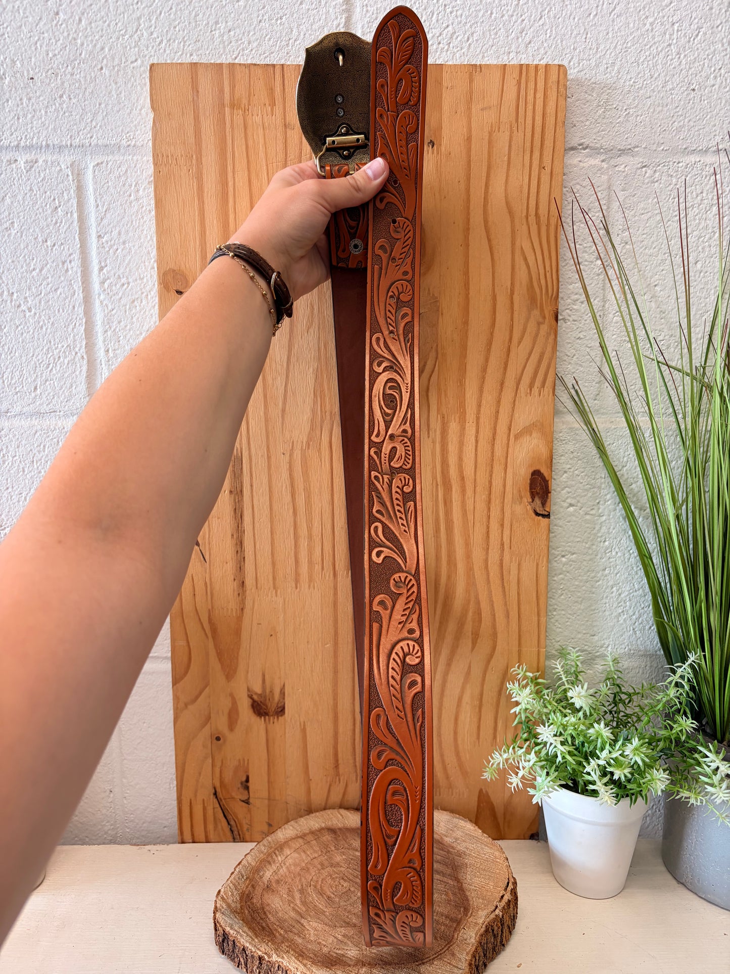 Brown Horse Buckle Belt