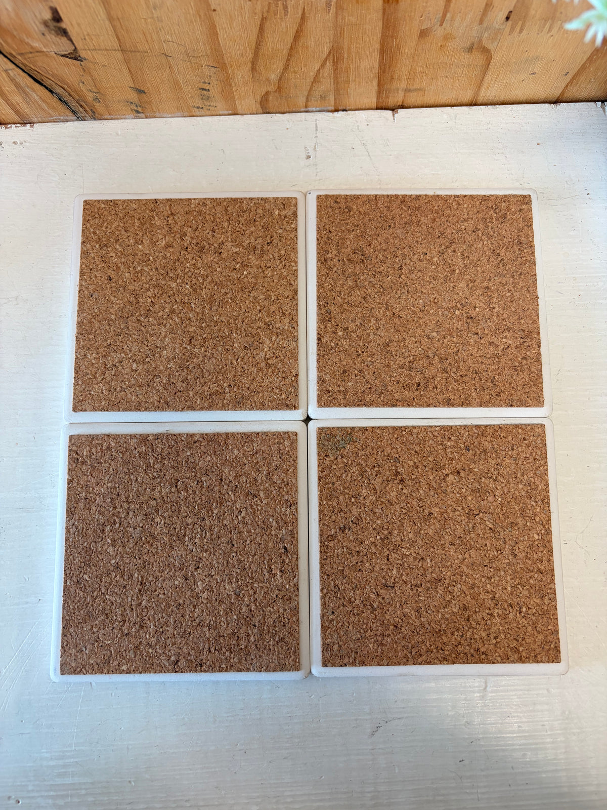 Vtg Cat Coaster Set (Local Pick Up Only)