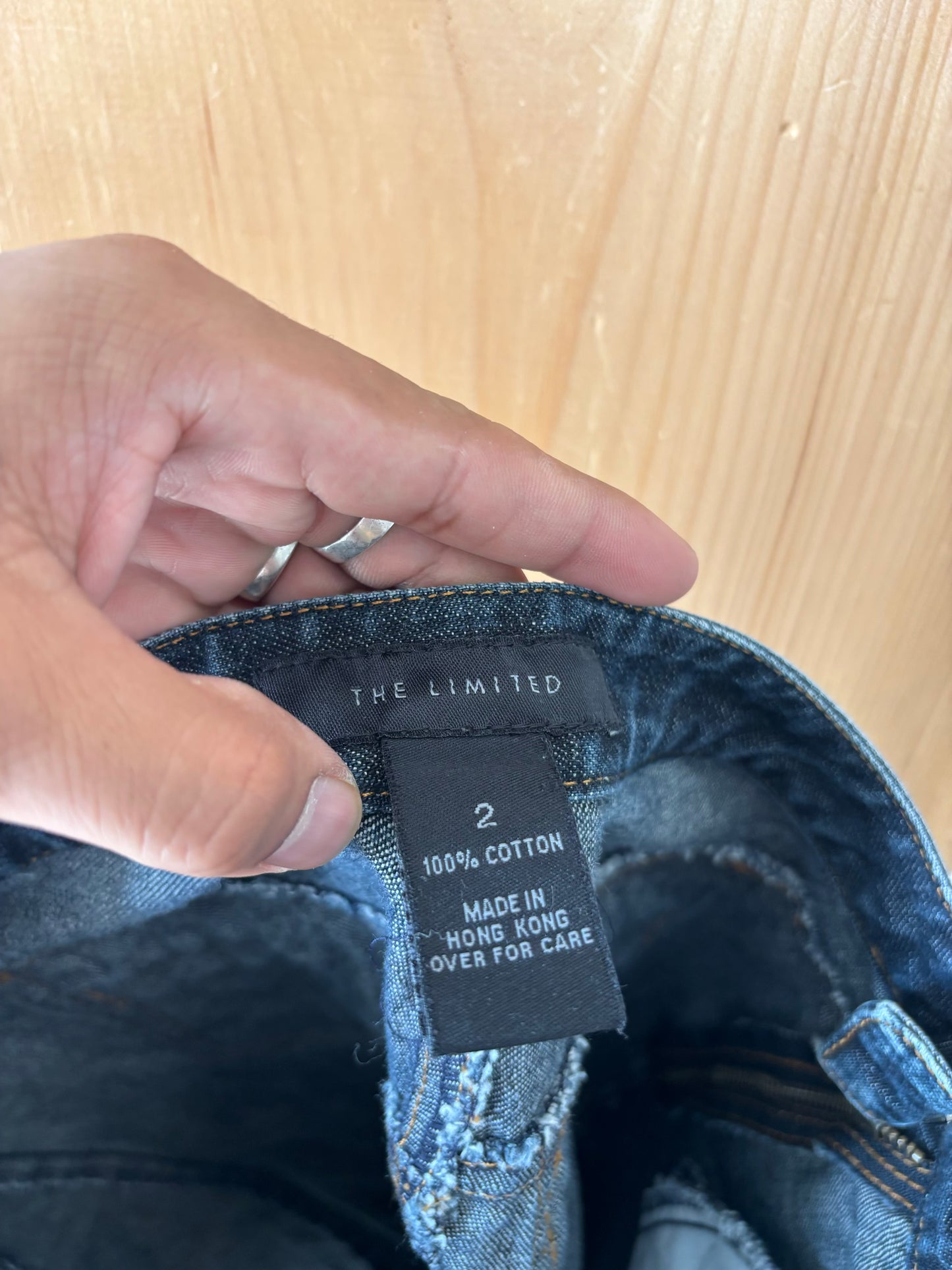 Dark Wash Denim Skirt : 2