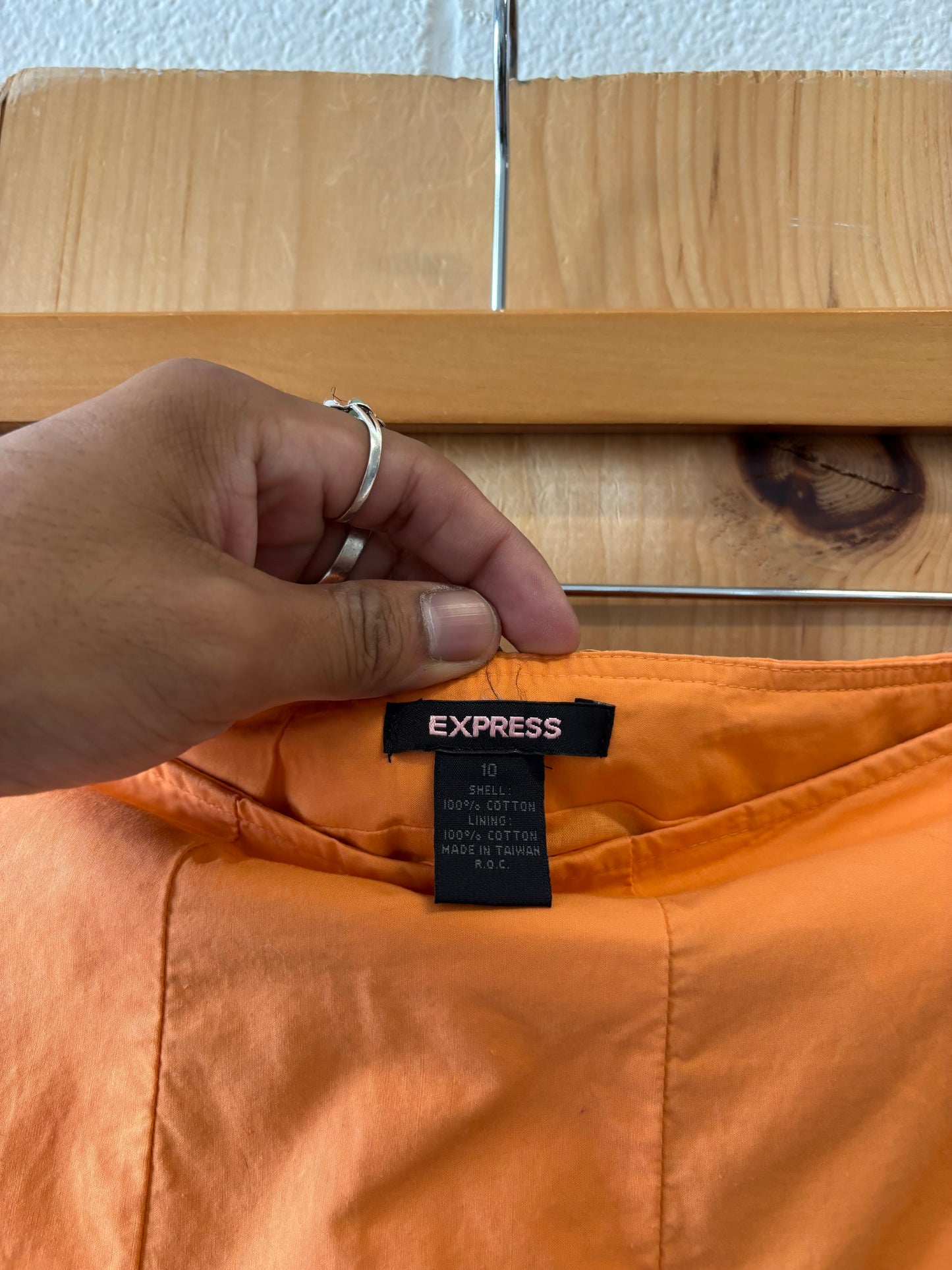 Orange Express Pleated Skirt : 10