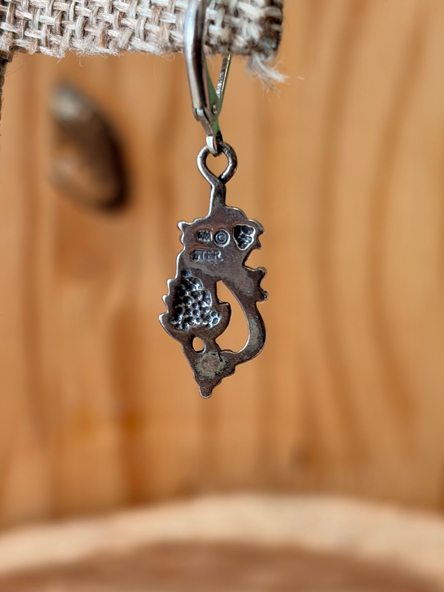 Sterling Grapevine Earrings