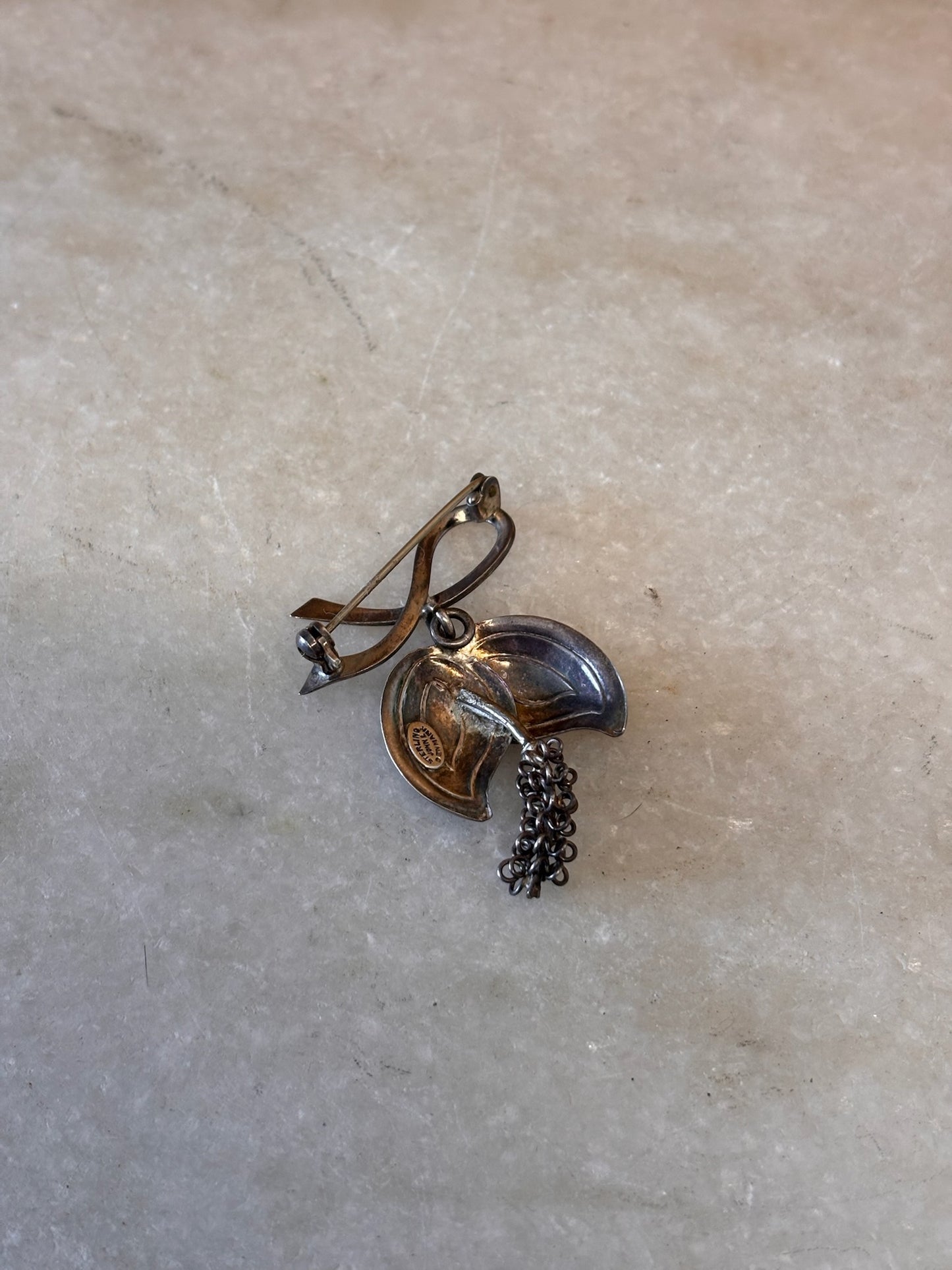 Vintage Sterling Danish Brooch