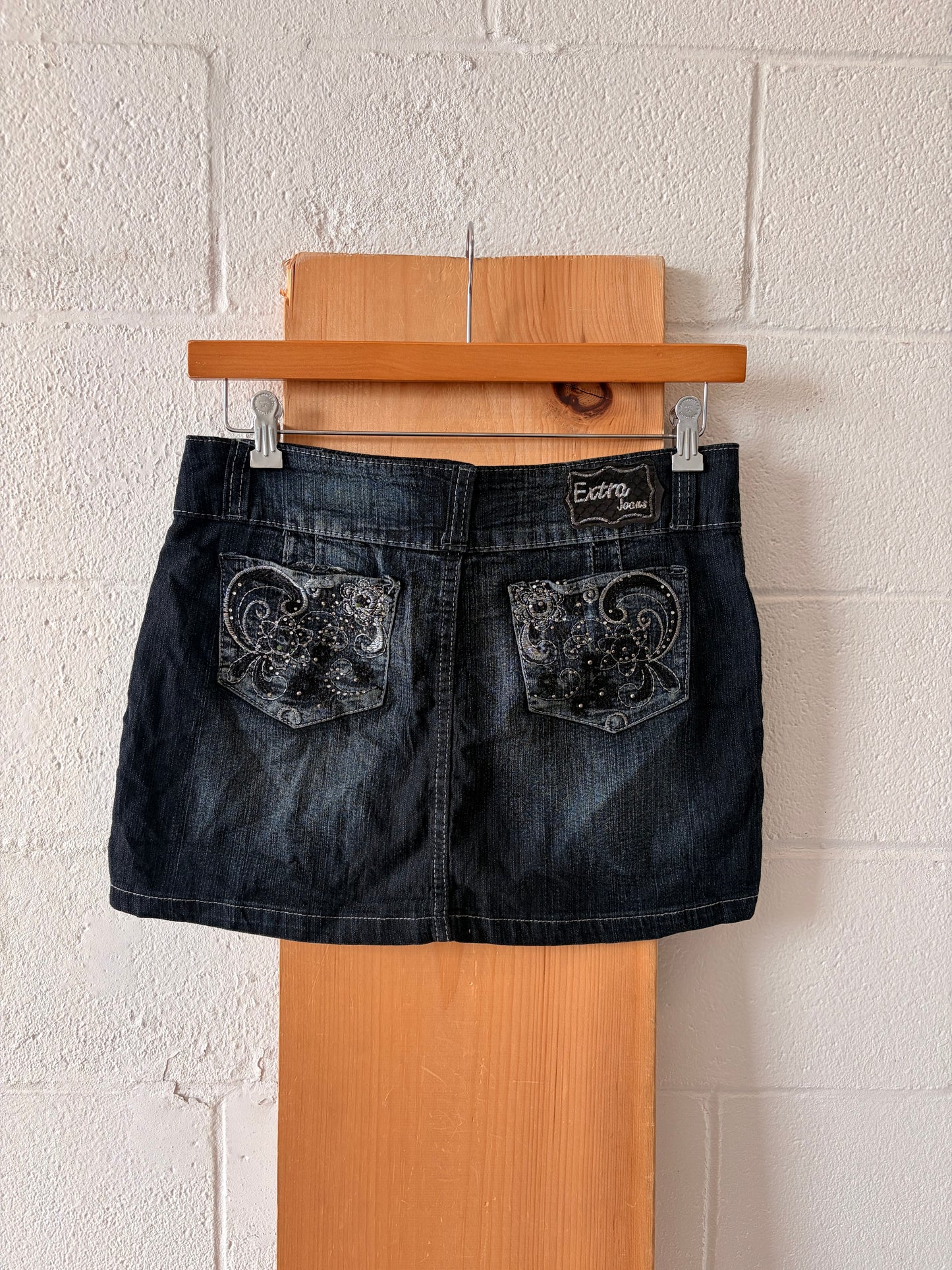 Dark Wash Mini Skirt : 13/14