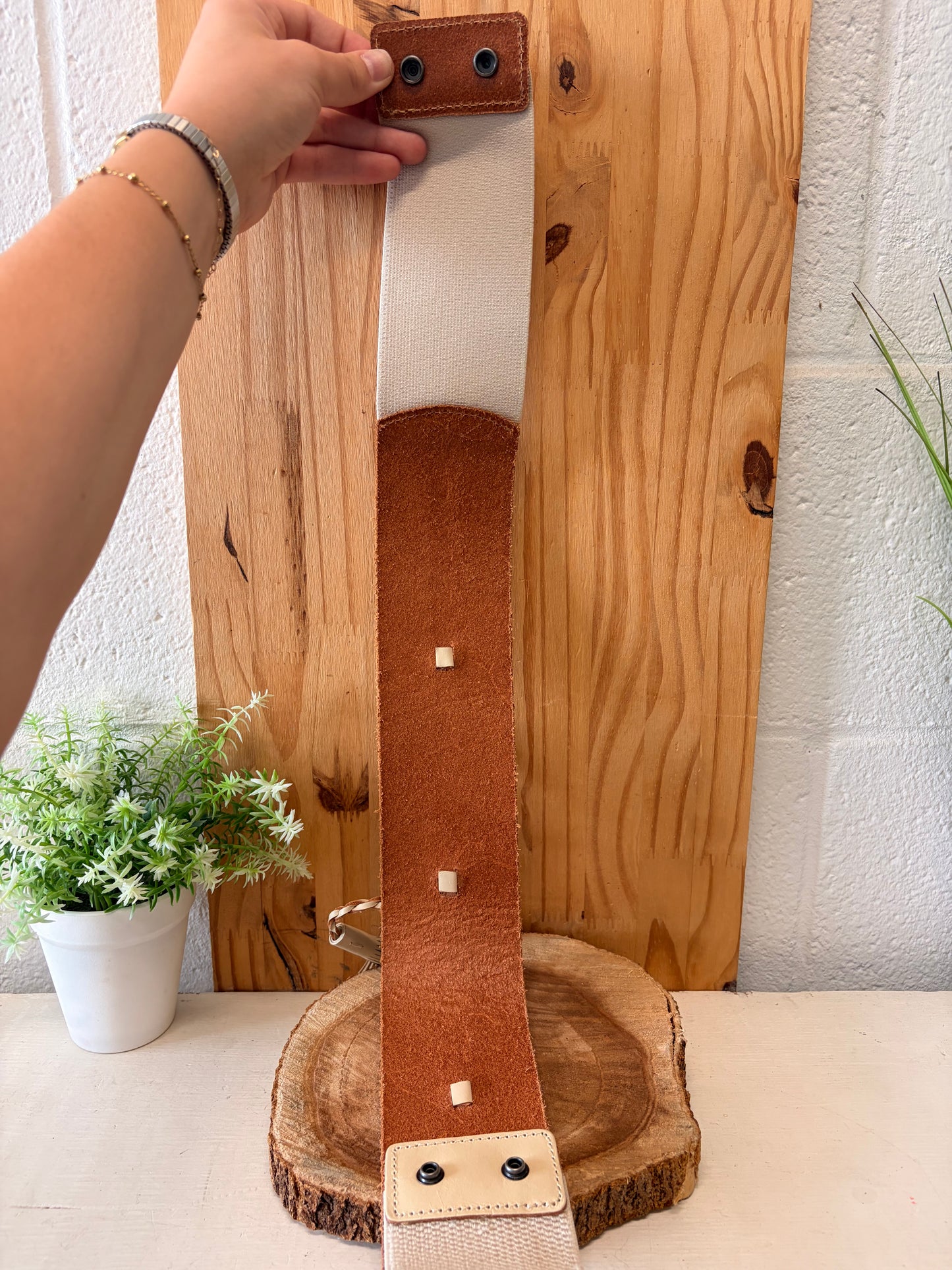 Patterned Tassel Belt : S/M