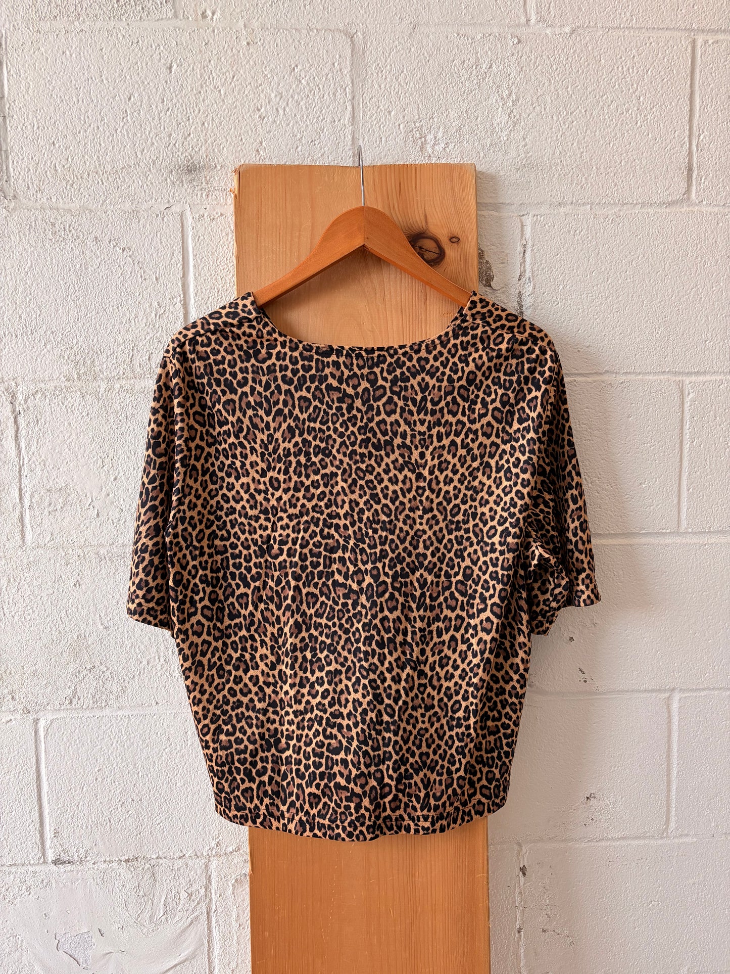 Vtg Leopard Print Top : 18/20