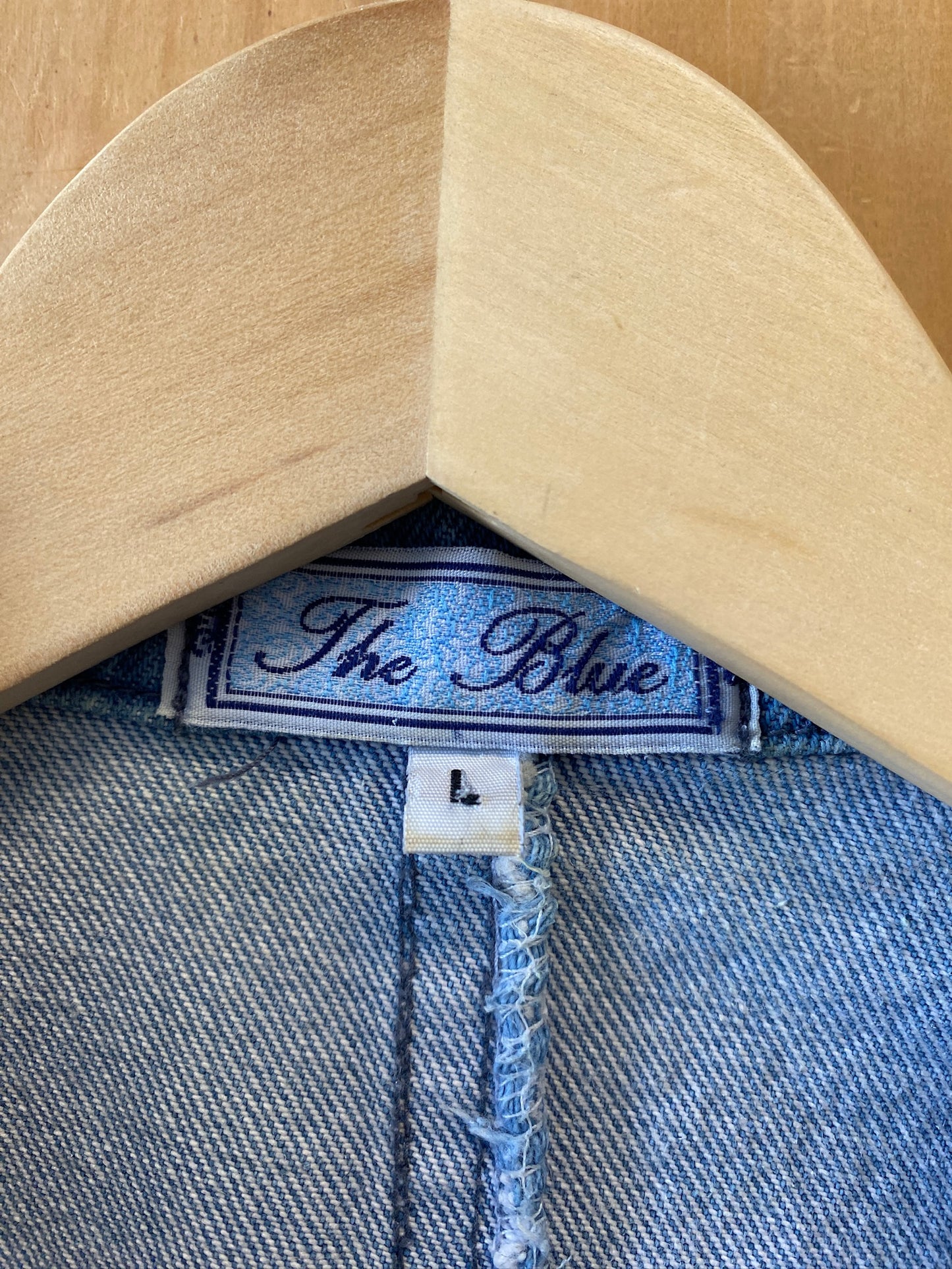 Long Denim Western Jacket : L