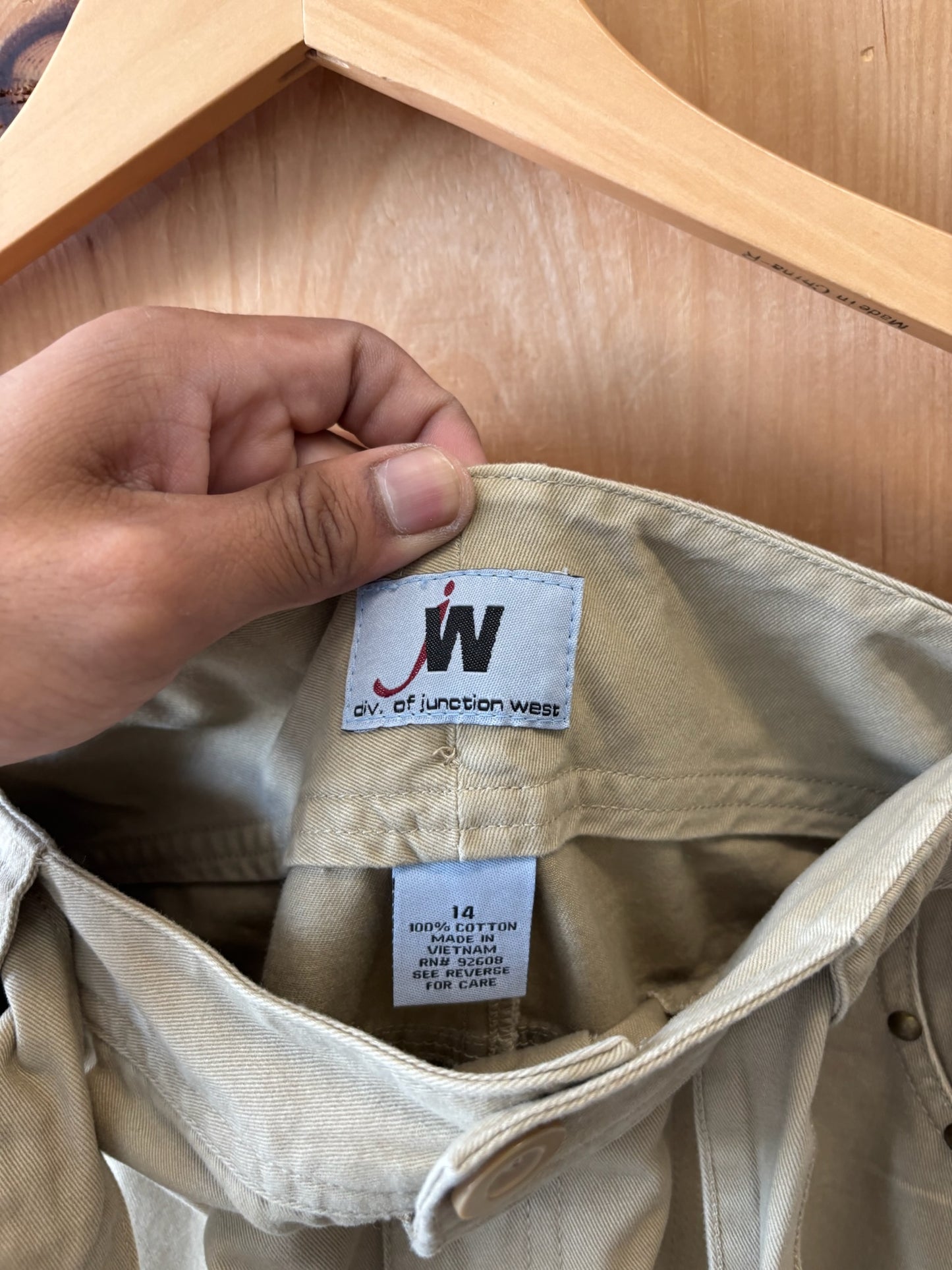 Vtg Khaki Capris : 14