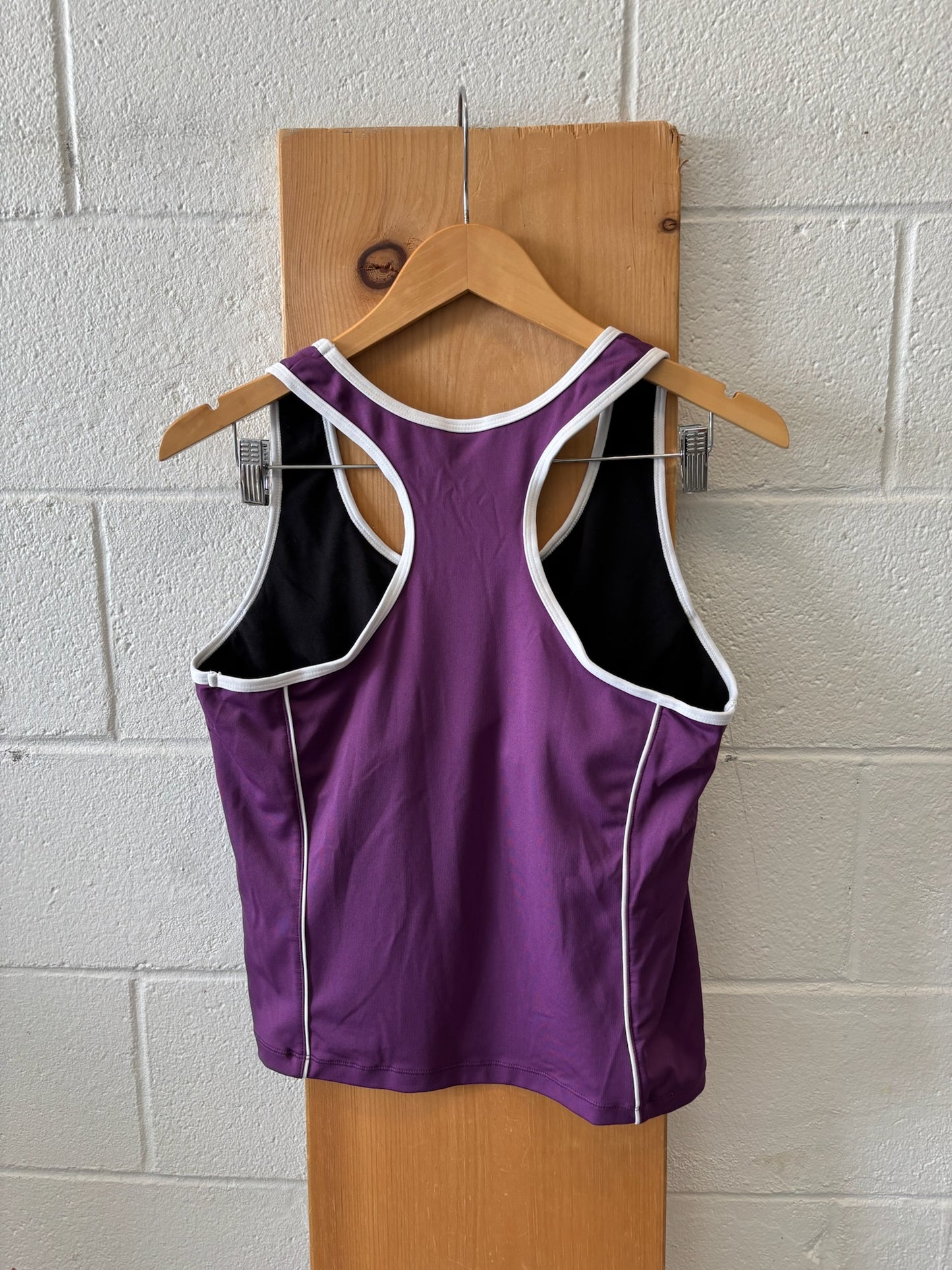 Vtg Purple Sports Tank : XL
