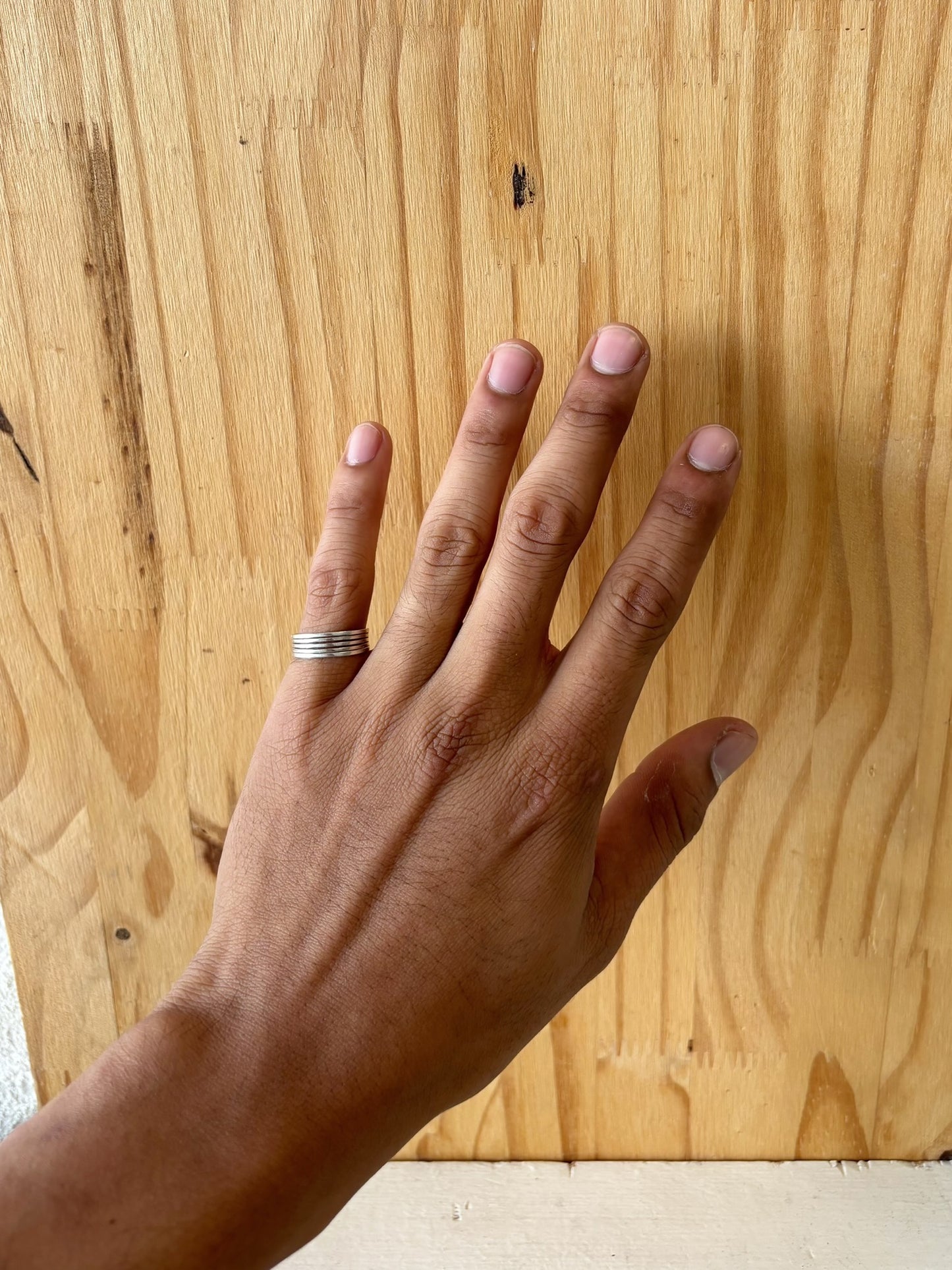 Silver Bands Ring : 6