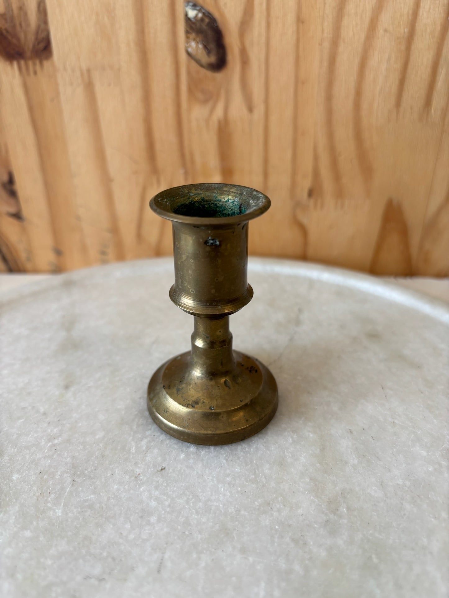 Small Brass Candleholder