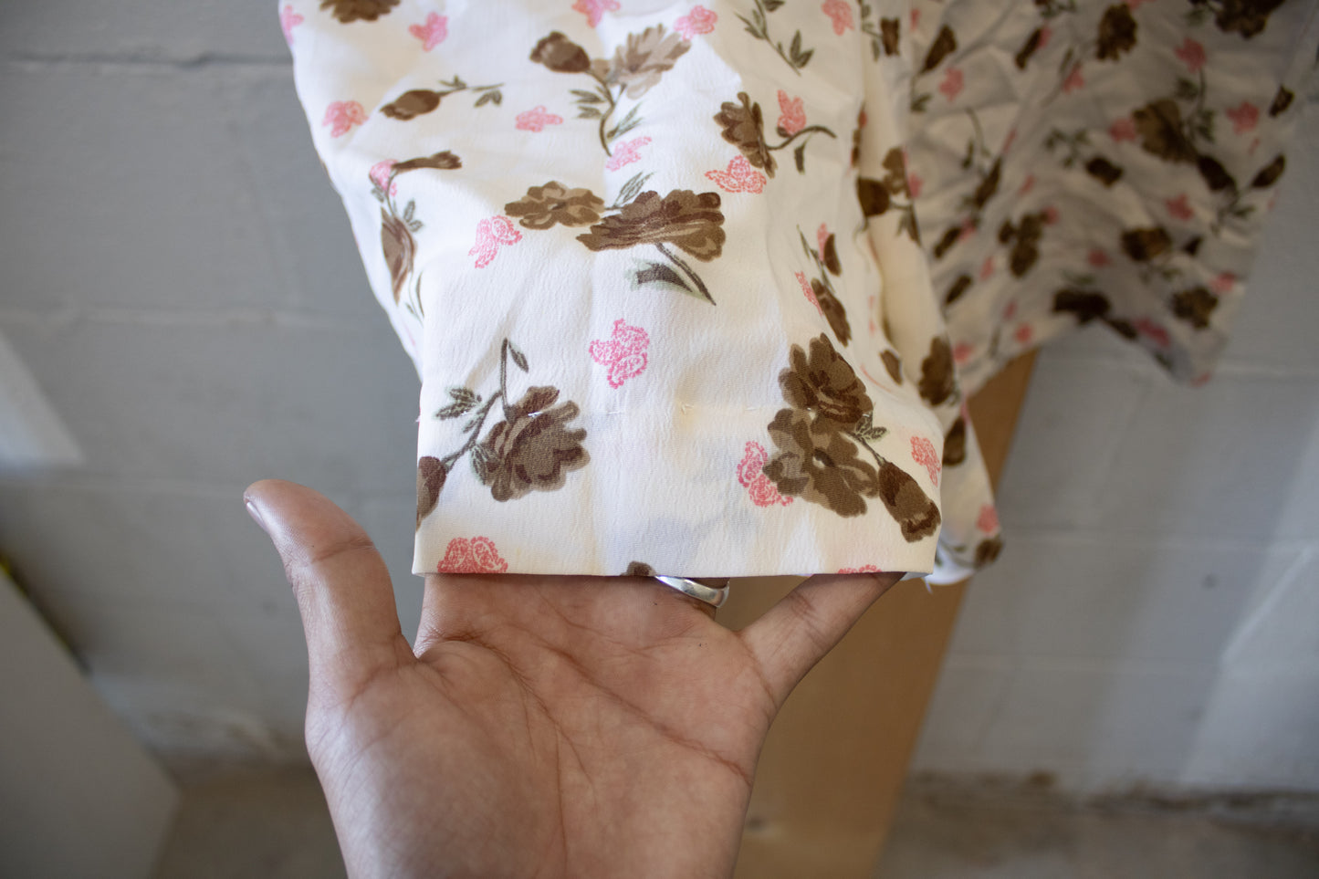 Vtg Handmade Romper : M