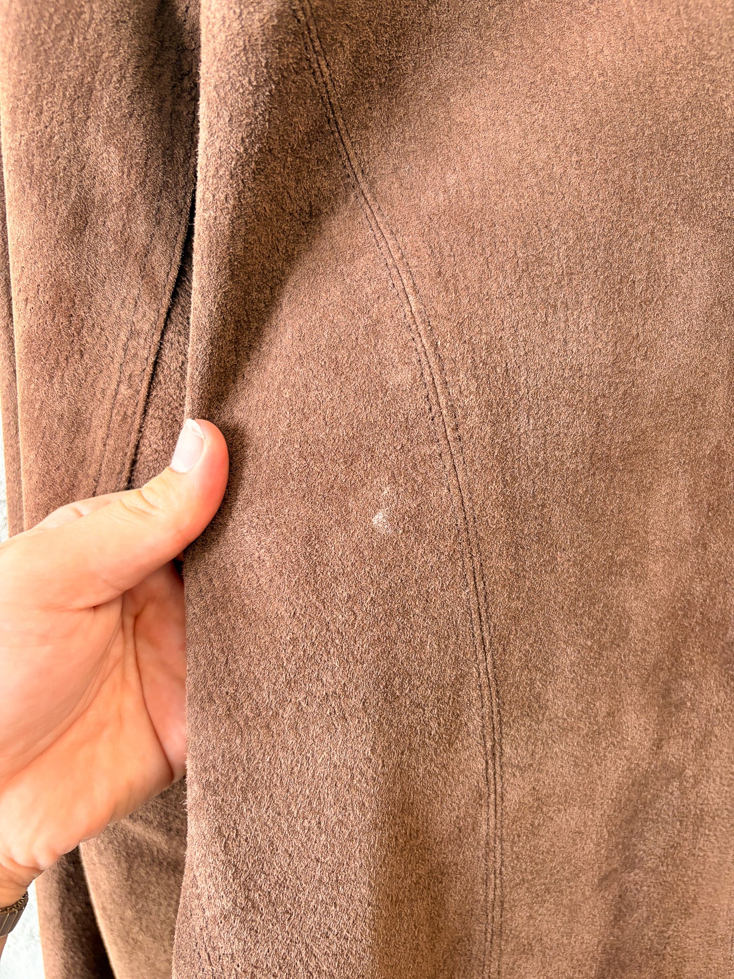 Brown Suede Jacket : L