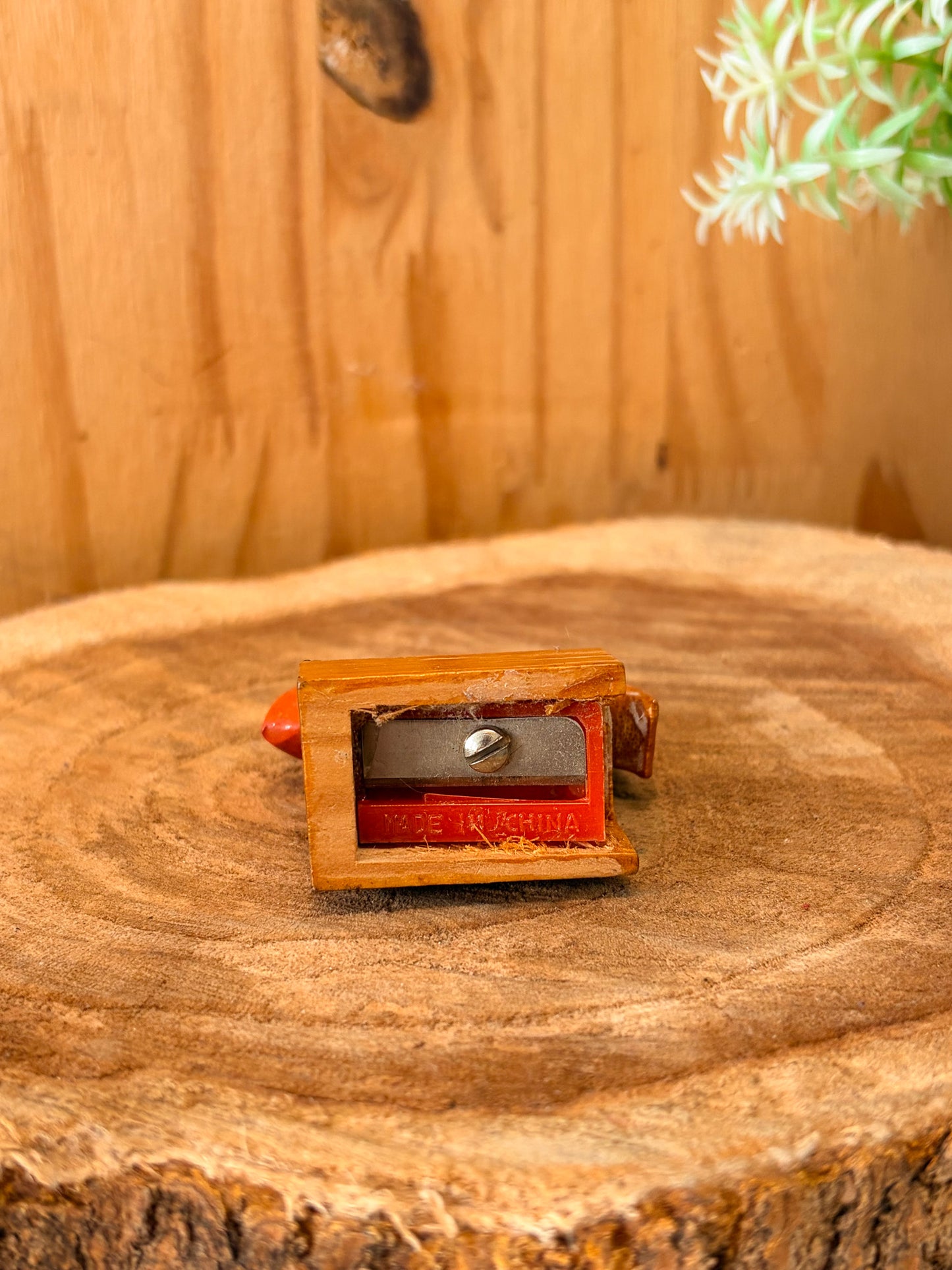 Wooden Rabbit Pencil Sharpener