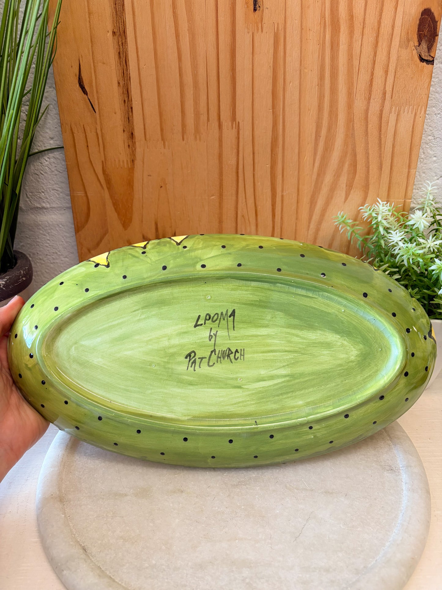 Hand Painted Sunflower Platter (Local Pick Up Only)