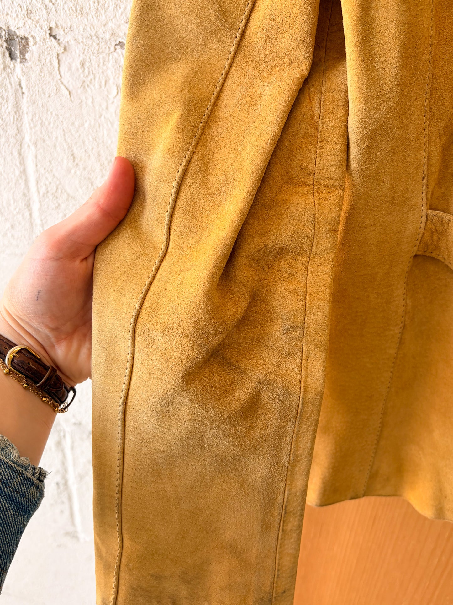 Vtg Brazilian Suede Blazer : S