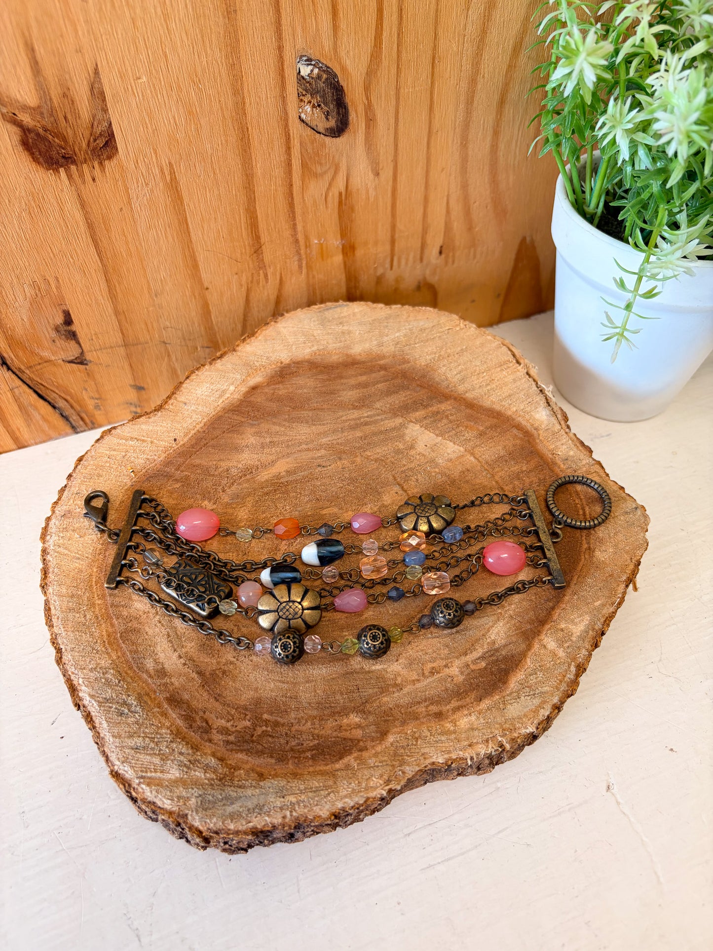 Colorful Layered Beaded Bracelet