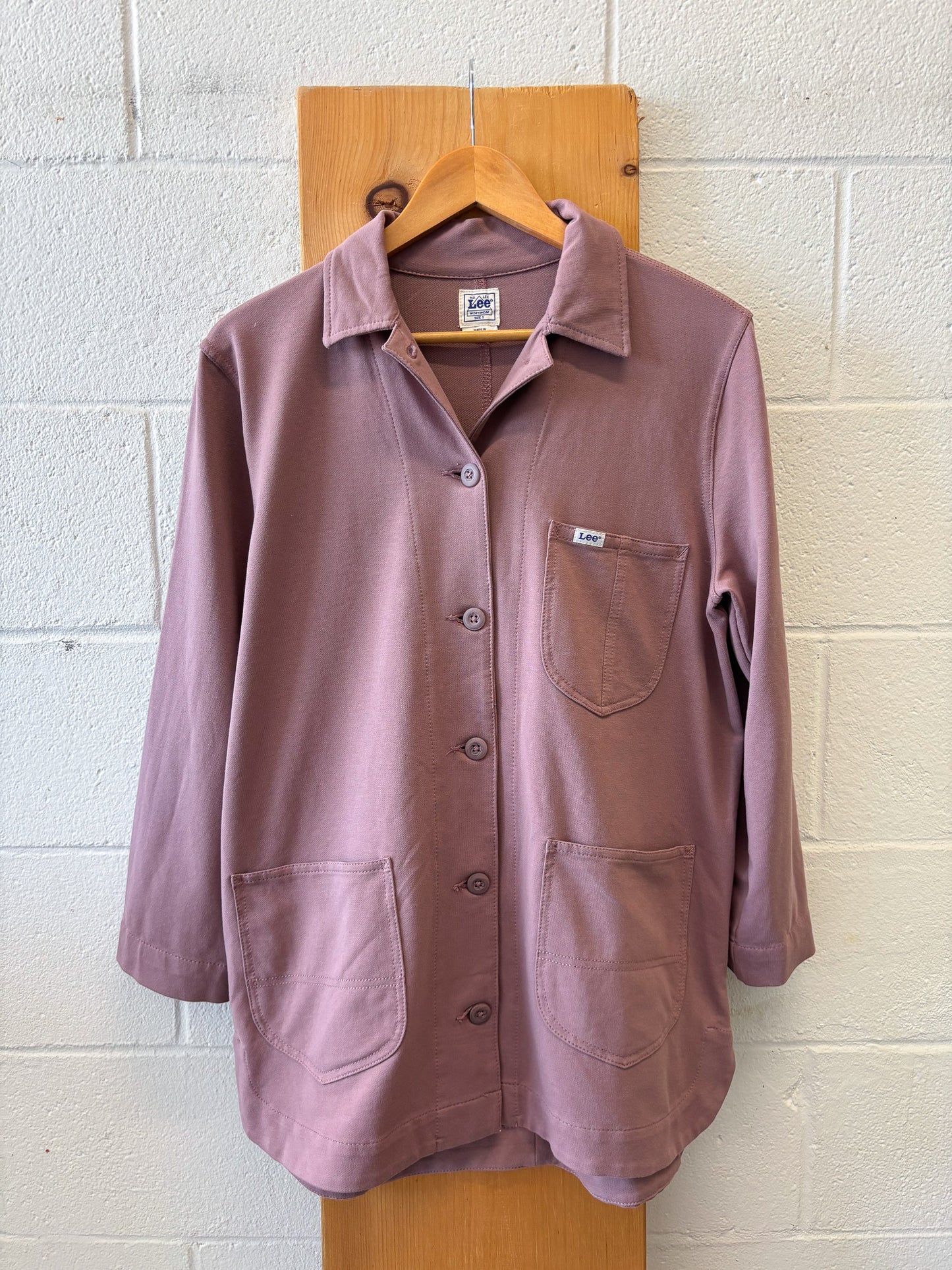 Mauve Lee Button Up Jacket: S