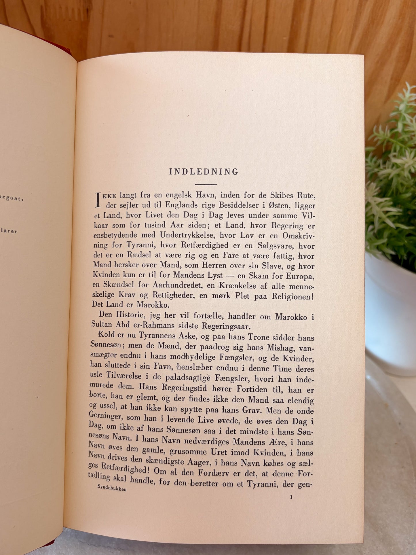 Vtg Danish Book "The Scapegoat" by Hall Caine
