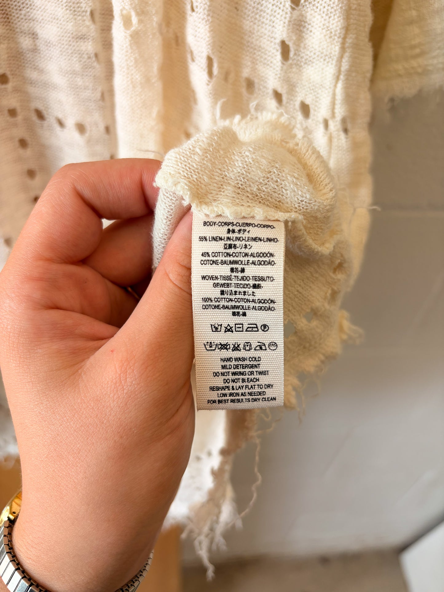 Free People Linen Blend Top : S
