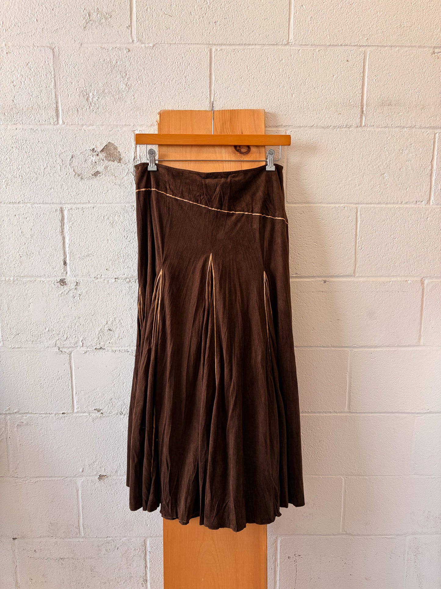 Long Brown Tribal Skirt : 12