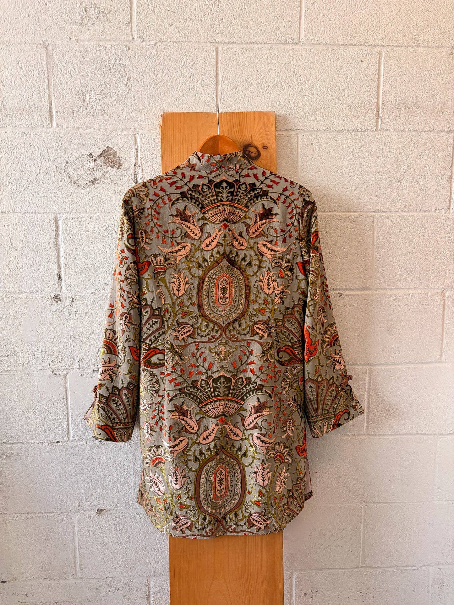 Soft Surroundings Velvet Paisley Jacket : S