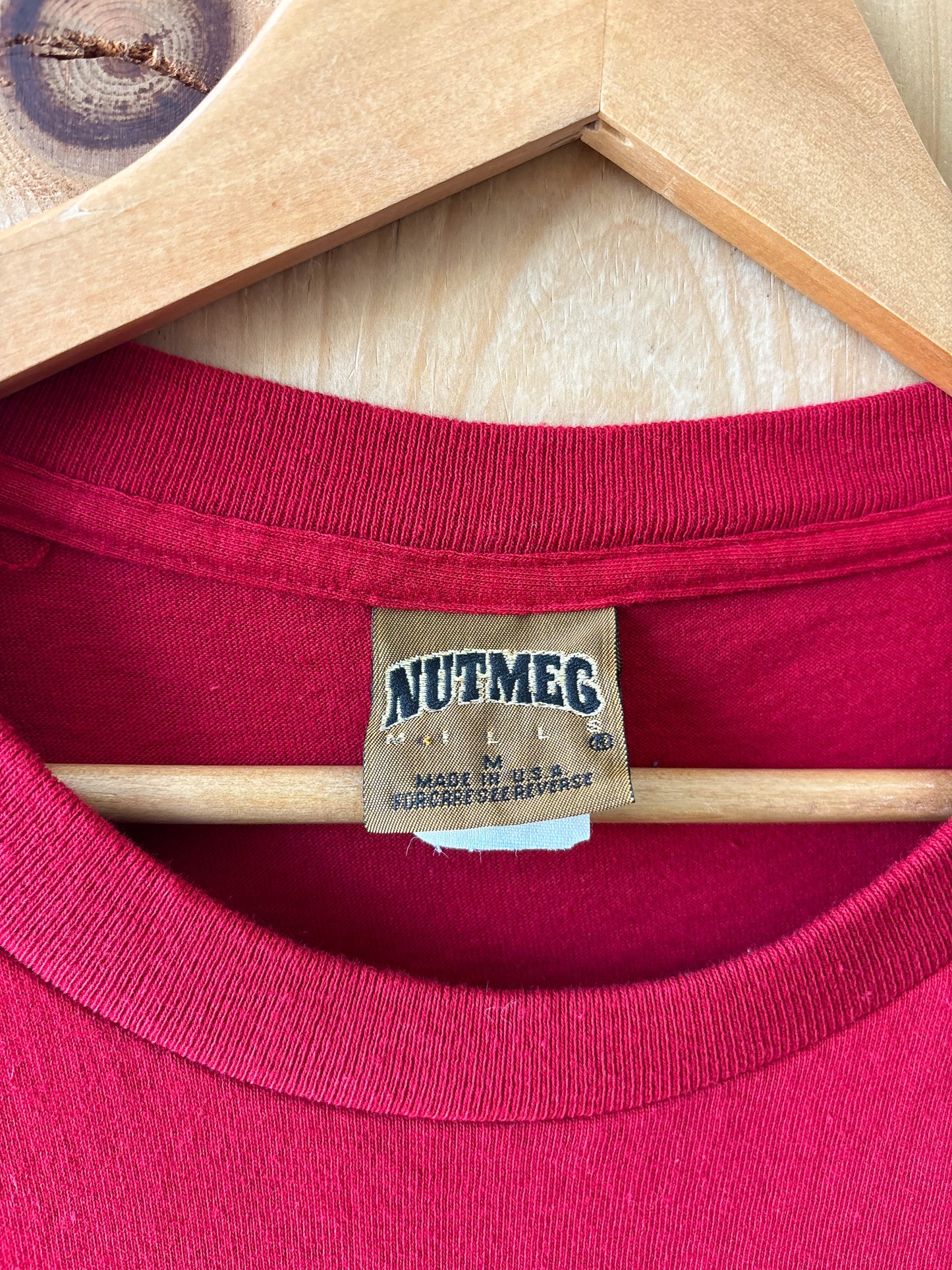 Vtg Nutmeg Razorback Tee : M