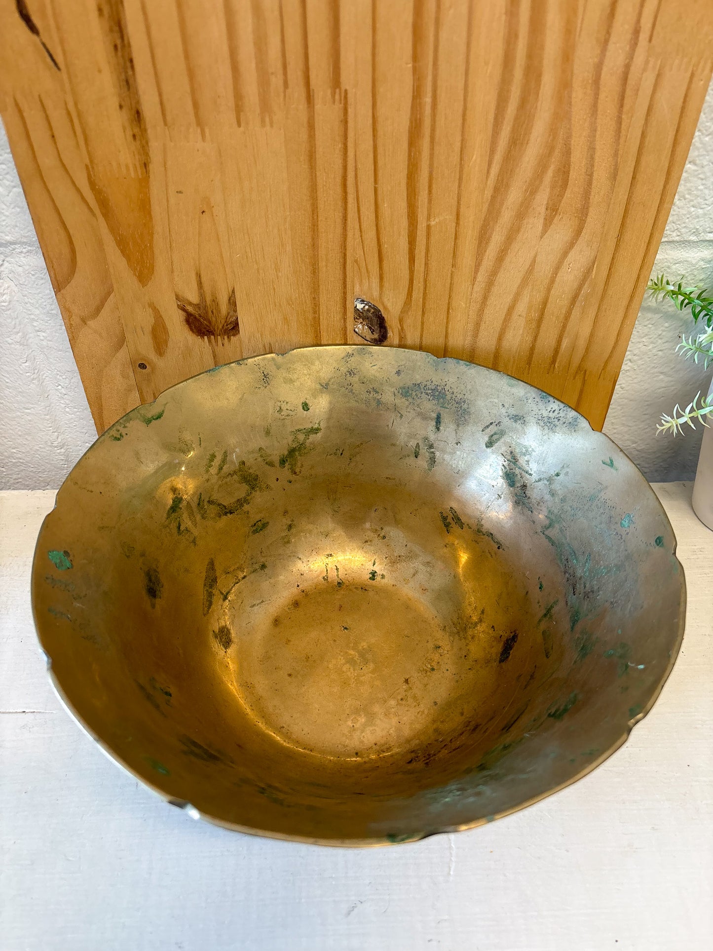 Vtg Brass Thailand Bowl (Local Pick Up Only)