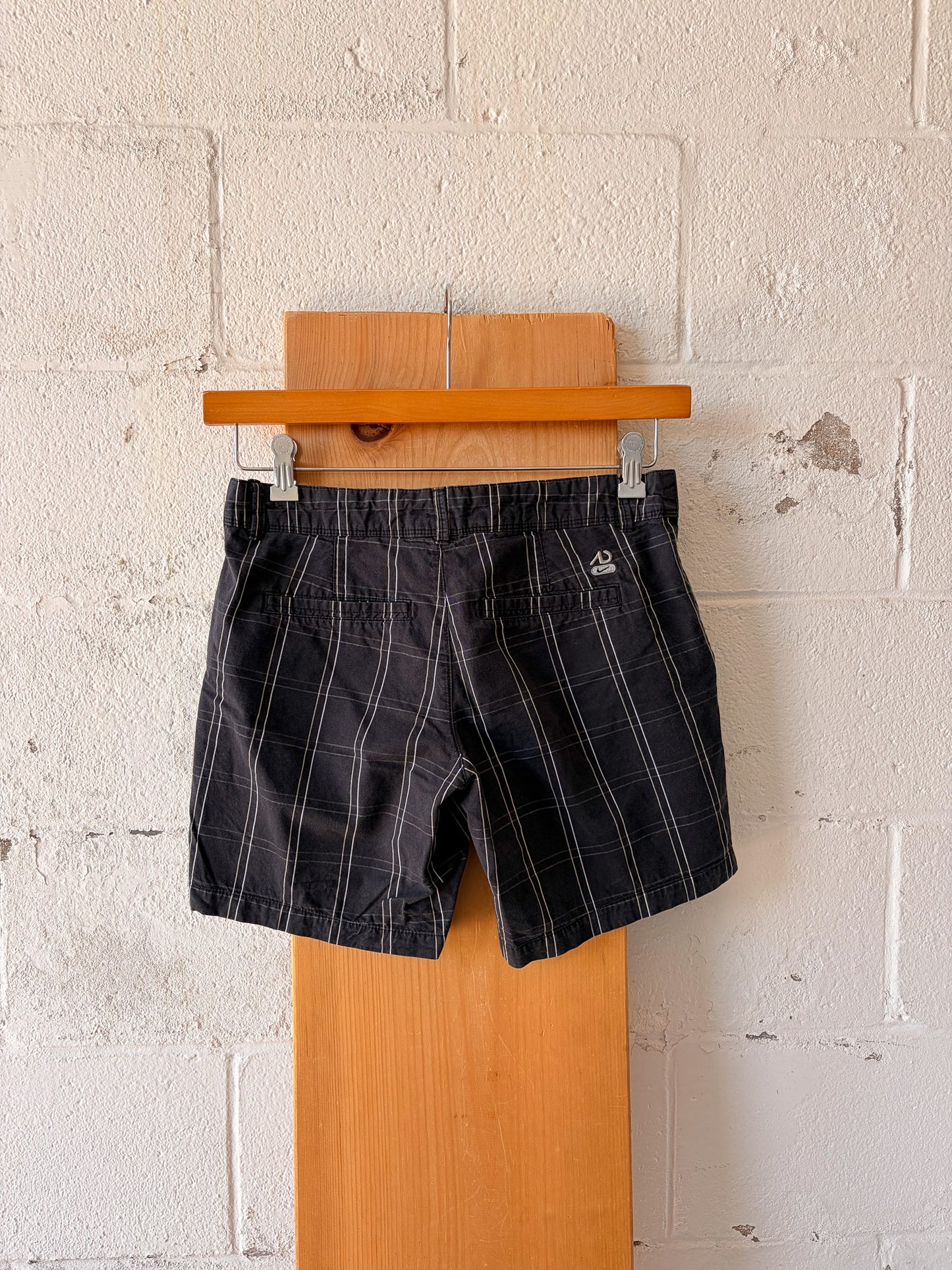 Black Plaid Nike Athletic Dept. Shorts : S