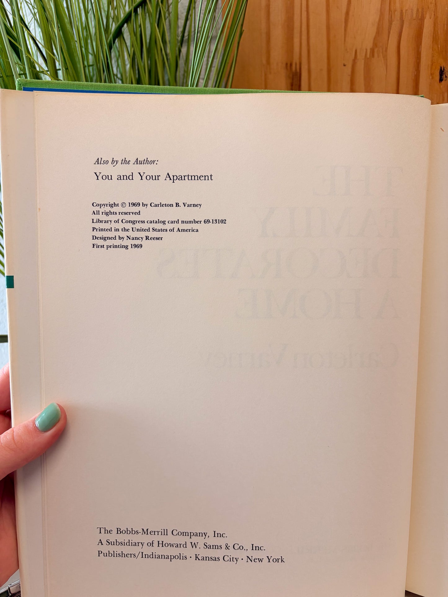 Vtg 1969 Home Decorating Book